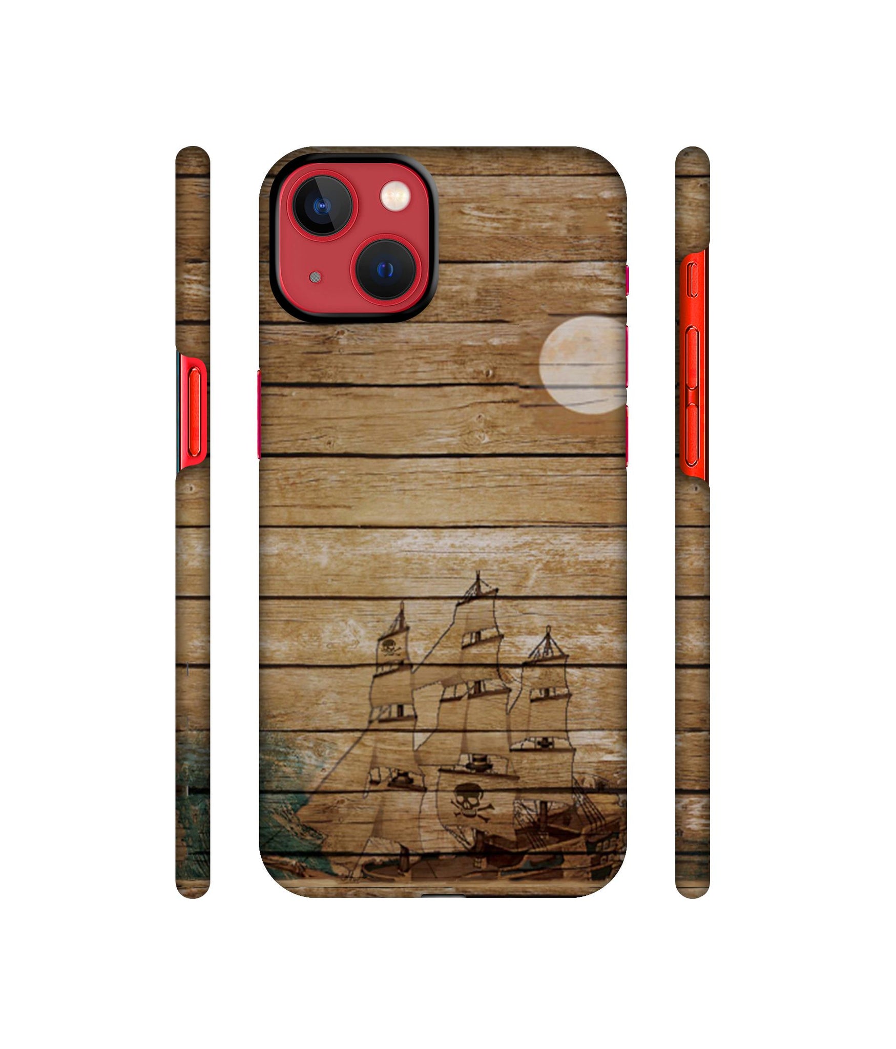 Wooden Pattern Designer Hard Back Cover for Apple iPhone 13