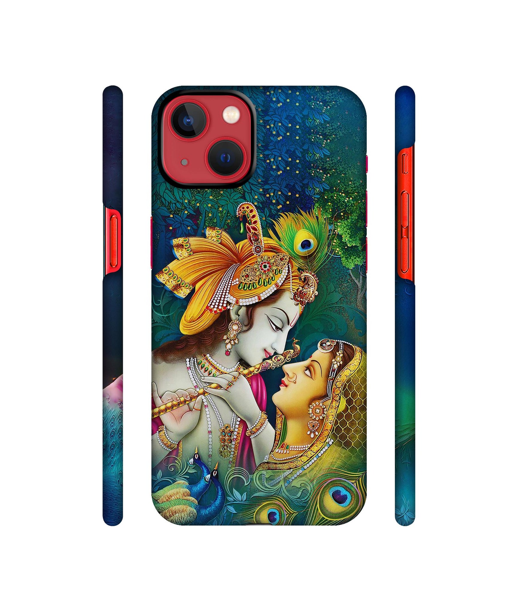 Radha Kishan Love Designer Hard Back Cover for Apple iPhone 13