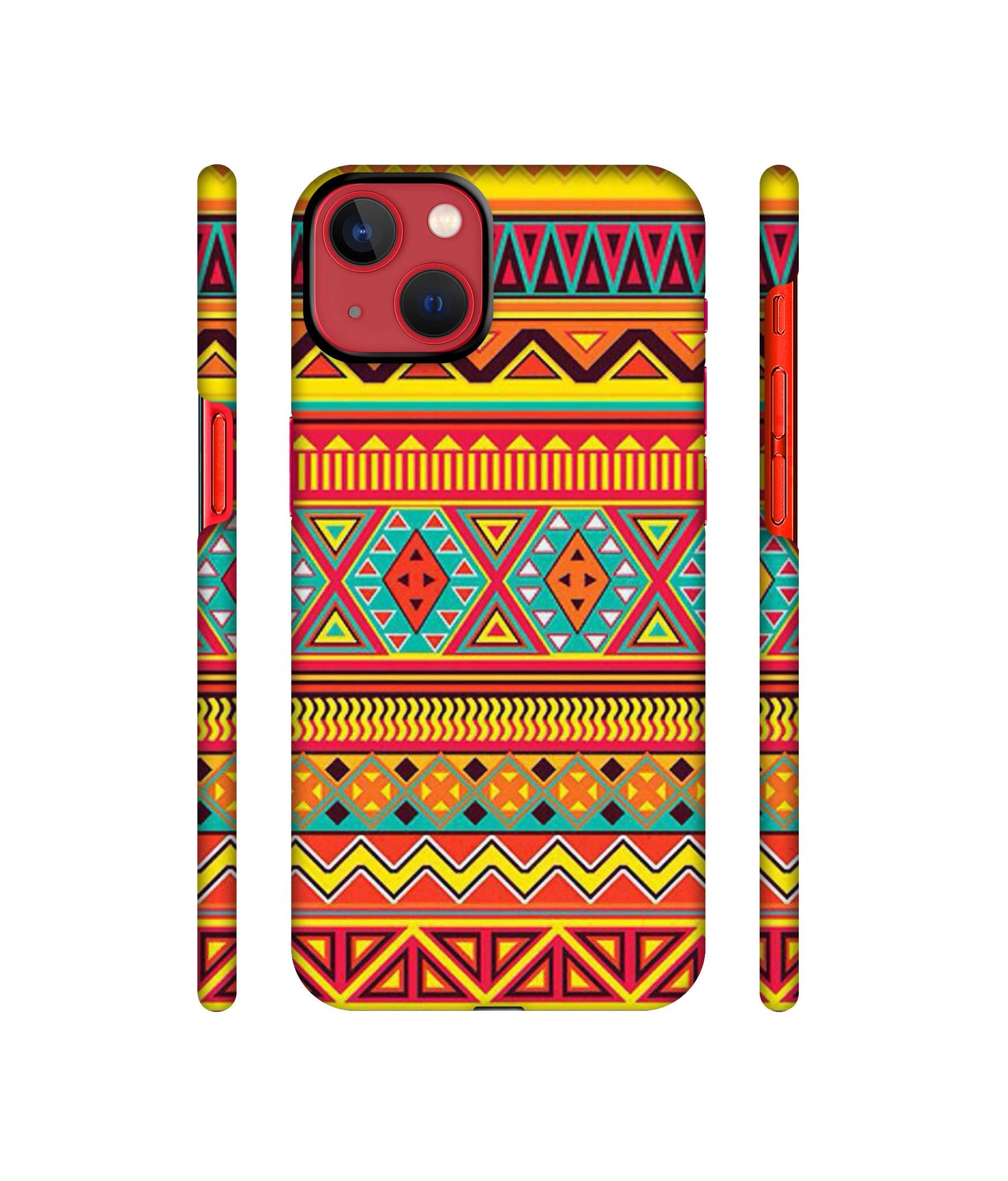 Artistic Rangoli Designer Hard Back Cover for Apple iPhone 13