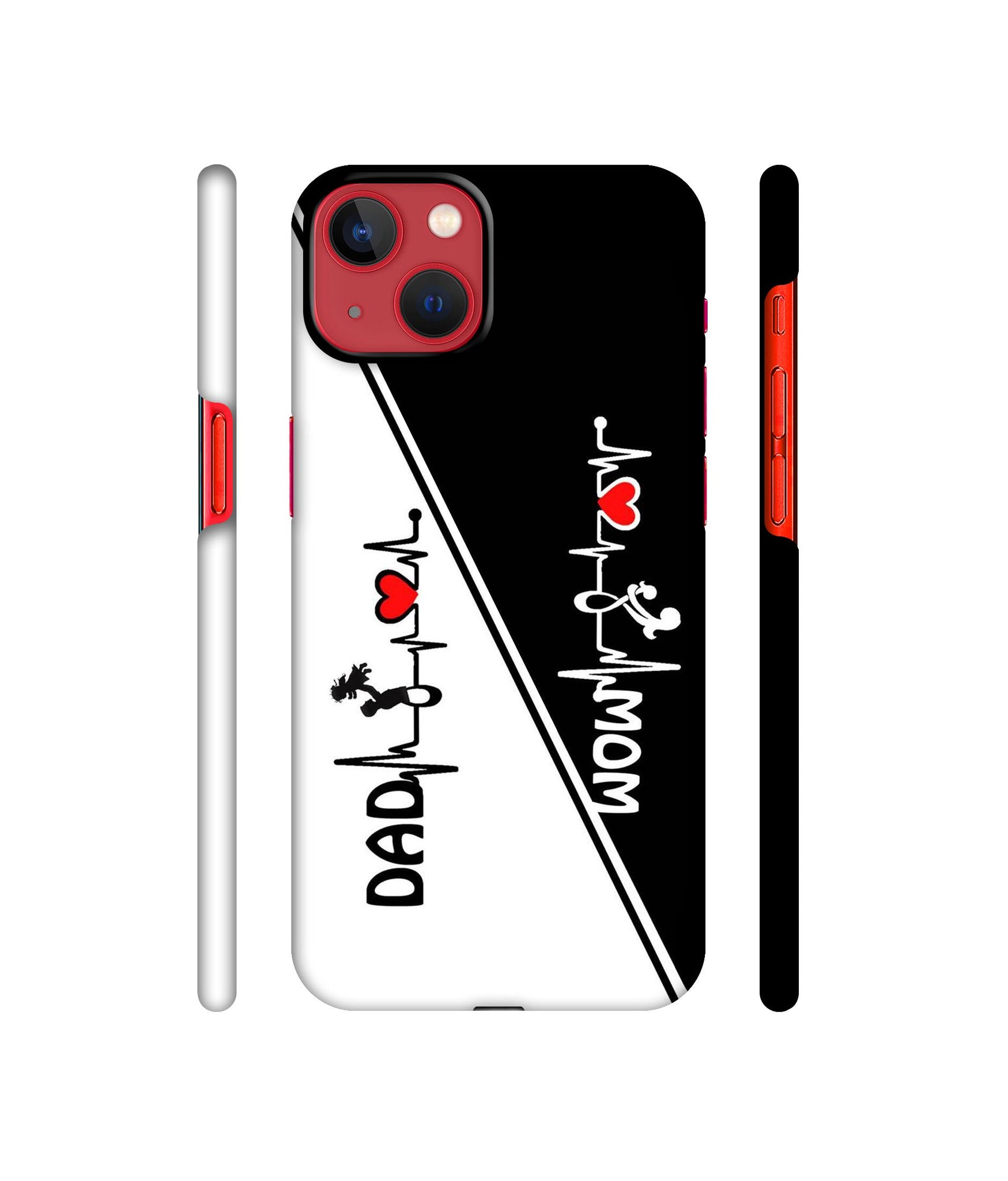 Mom and Dad Lover Designer Hard Back Cover for Apple iPhone 13