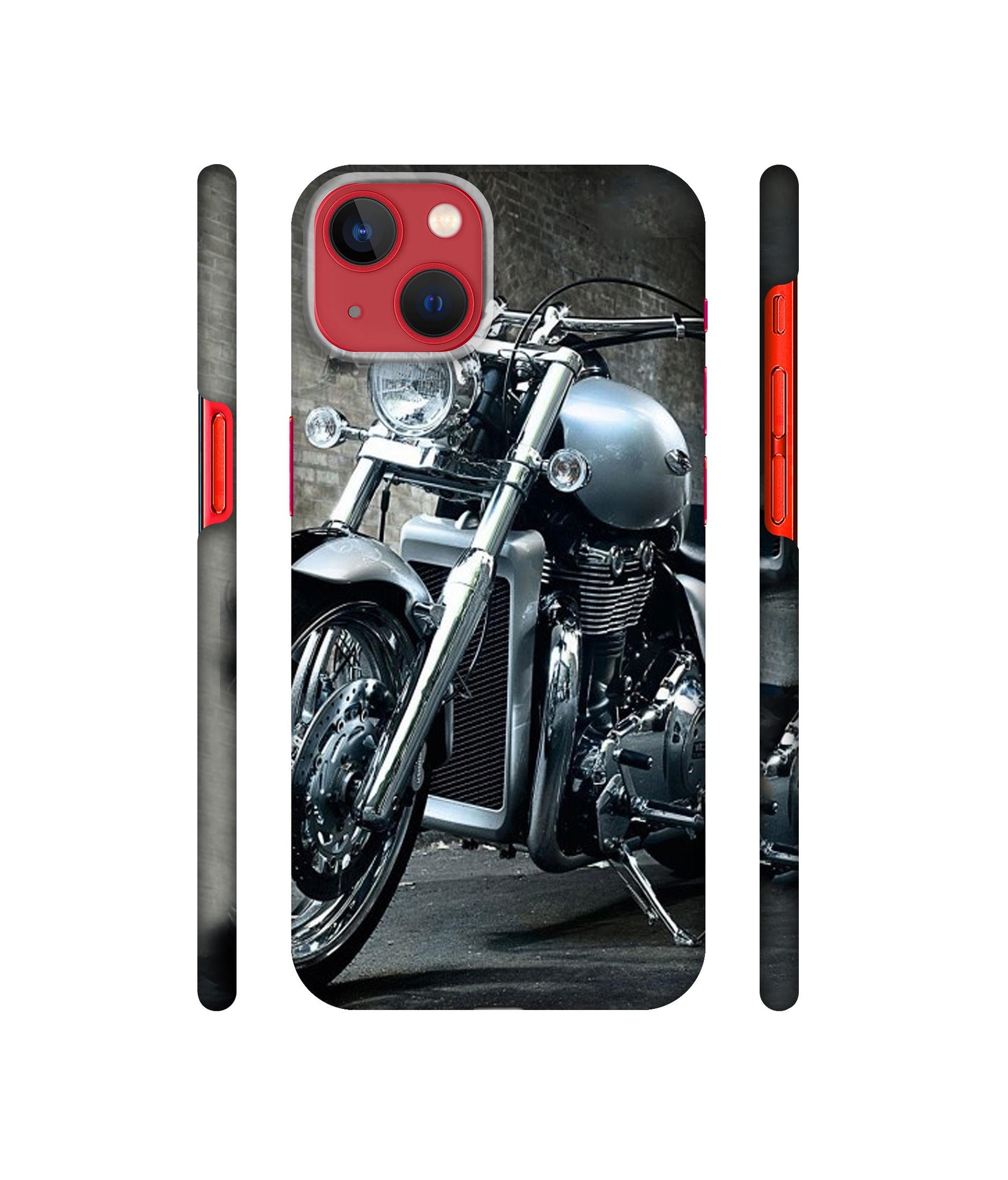 Motorcycle Designer Hard Back Cover for Apple iPhone 13