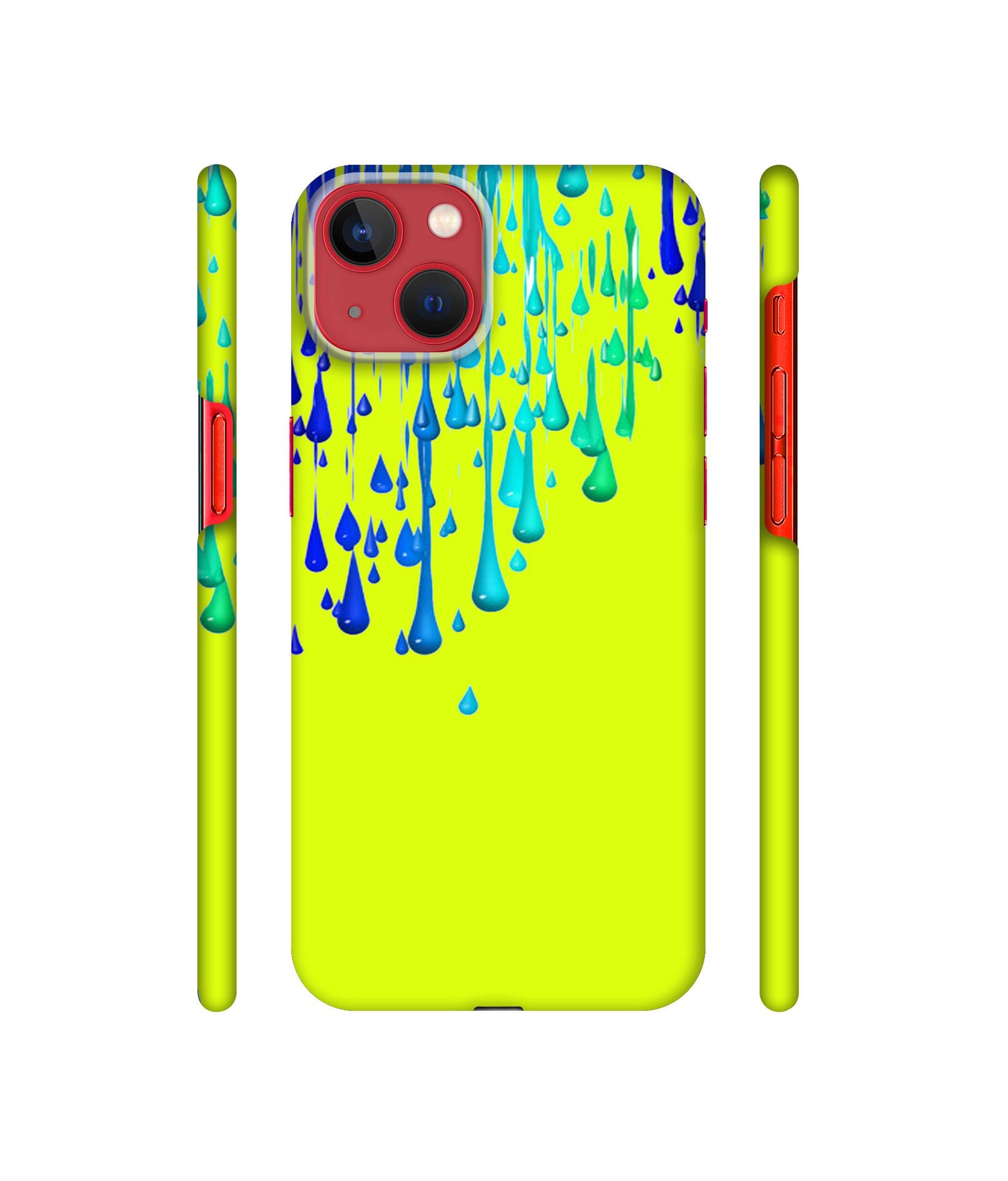 Neon Paint Designer Hard Back Cover for Apple iPhone 13