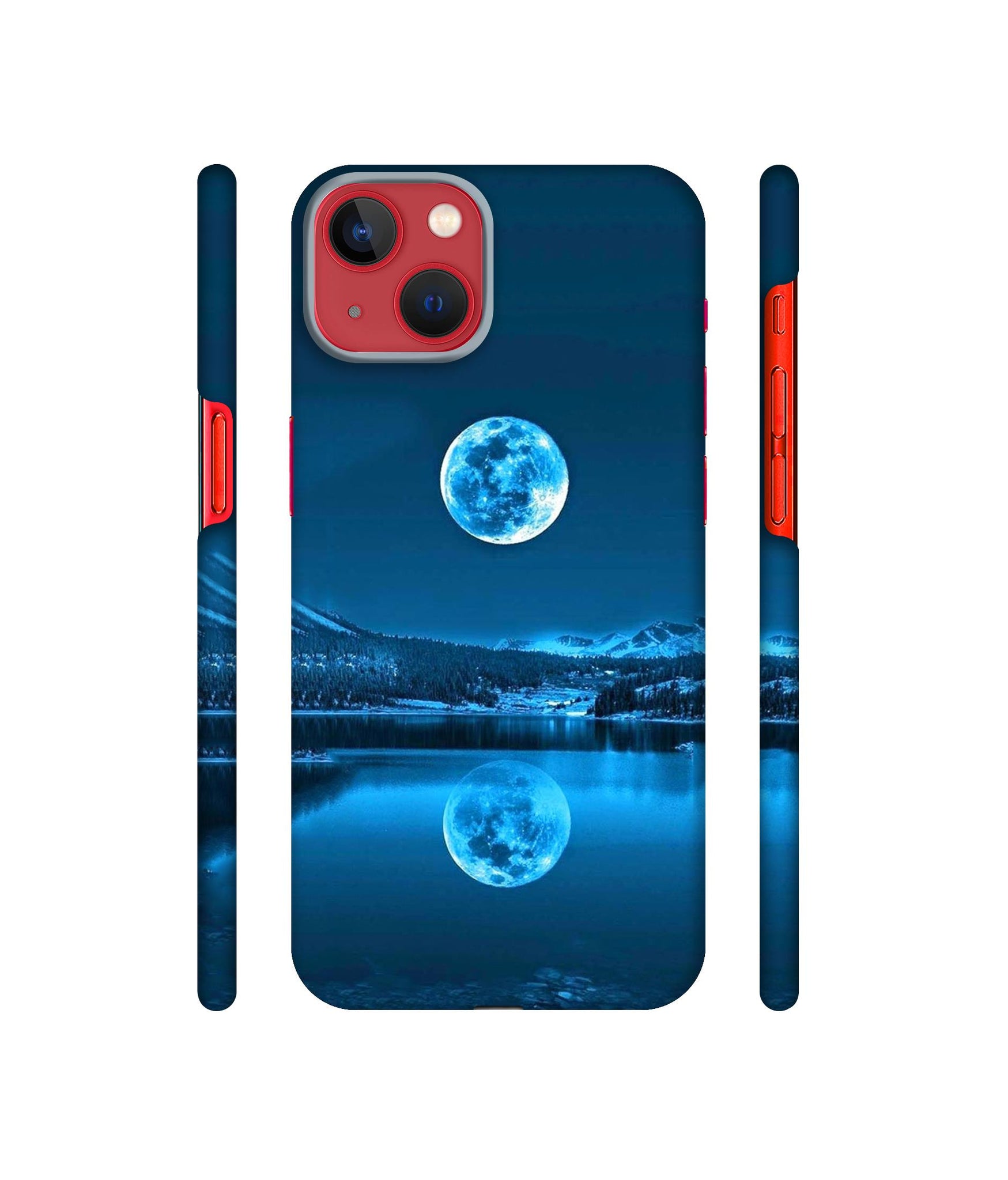 Awesome Moon Designer Hard Back Cover for Apple iPhone 13