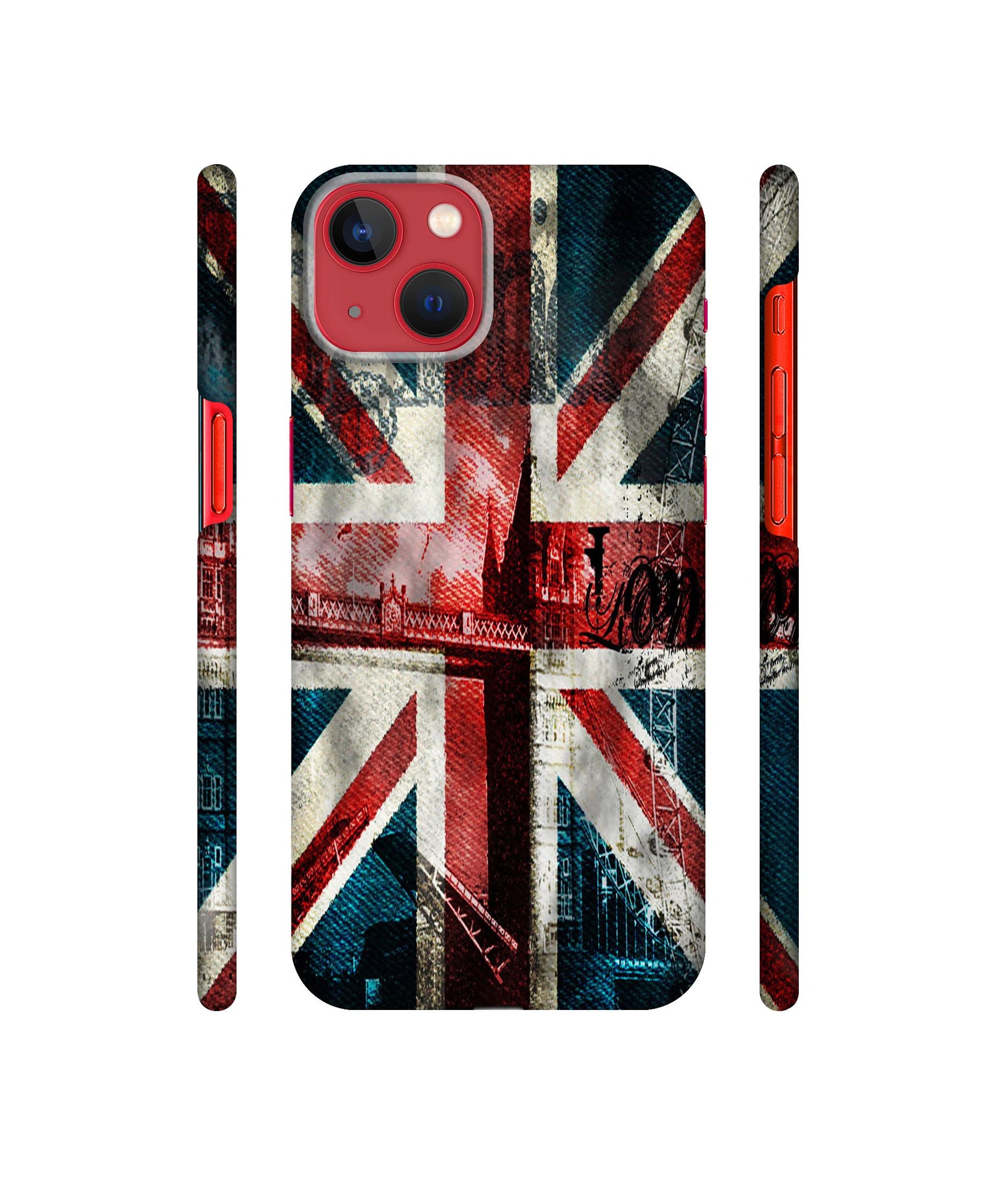 London Flag wallpaper Designer Hard Back Cover for Apple iPhone 13