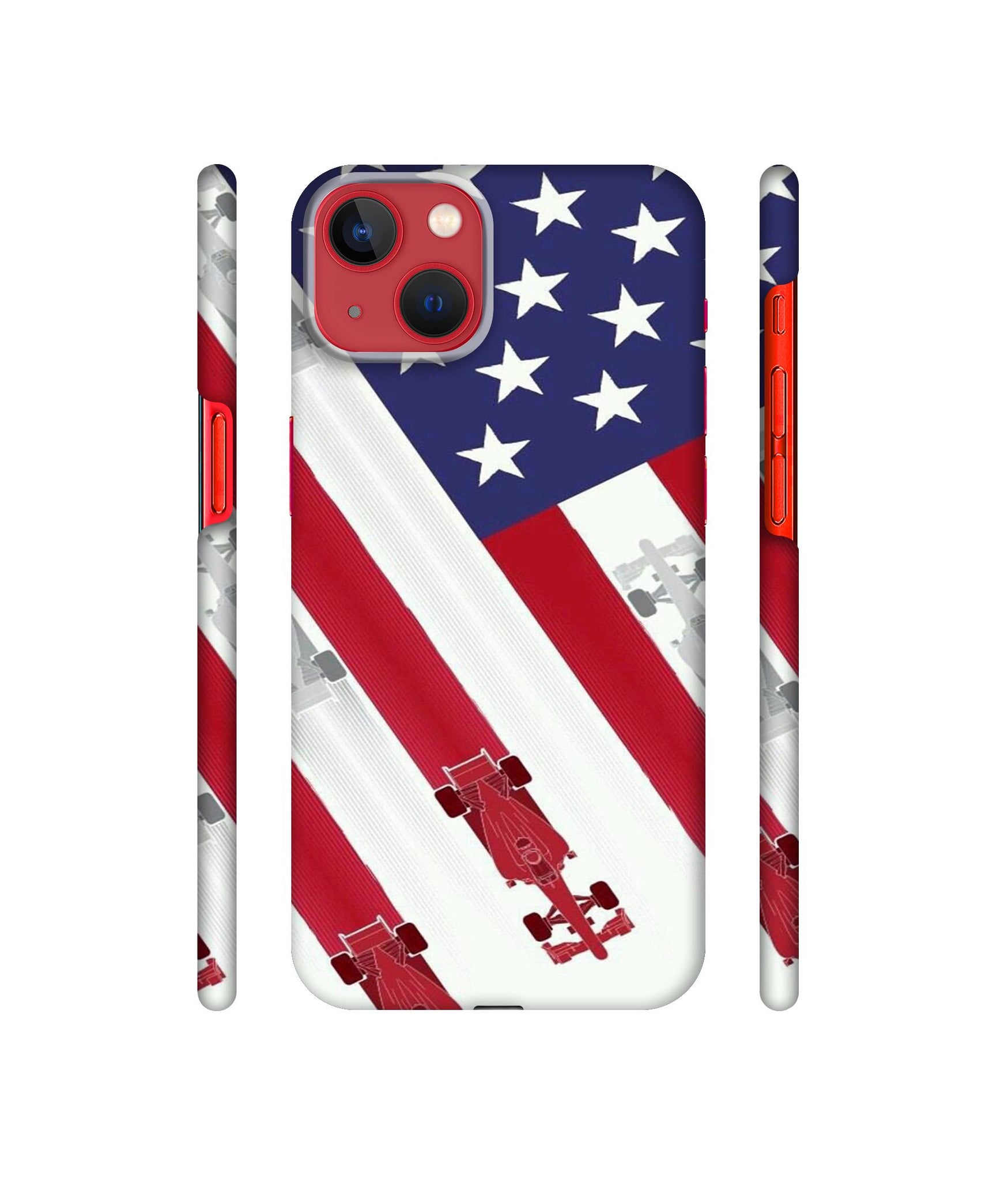 Ferrari On the Zoom Print Designer Hard Back Cover for Apple iPhone 13