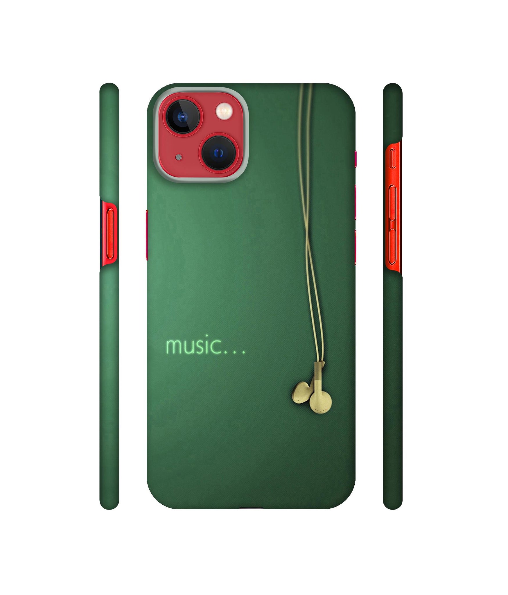 Headphone Music Designer Hard Back Cover for Apple iPhone 13