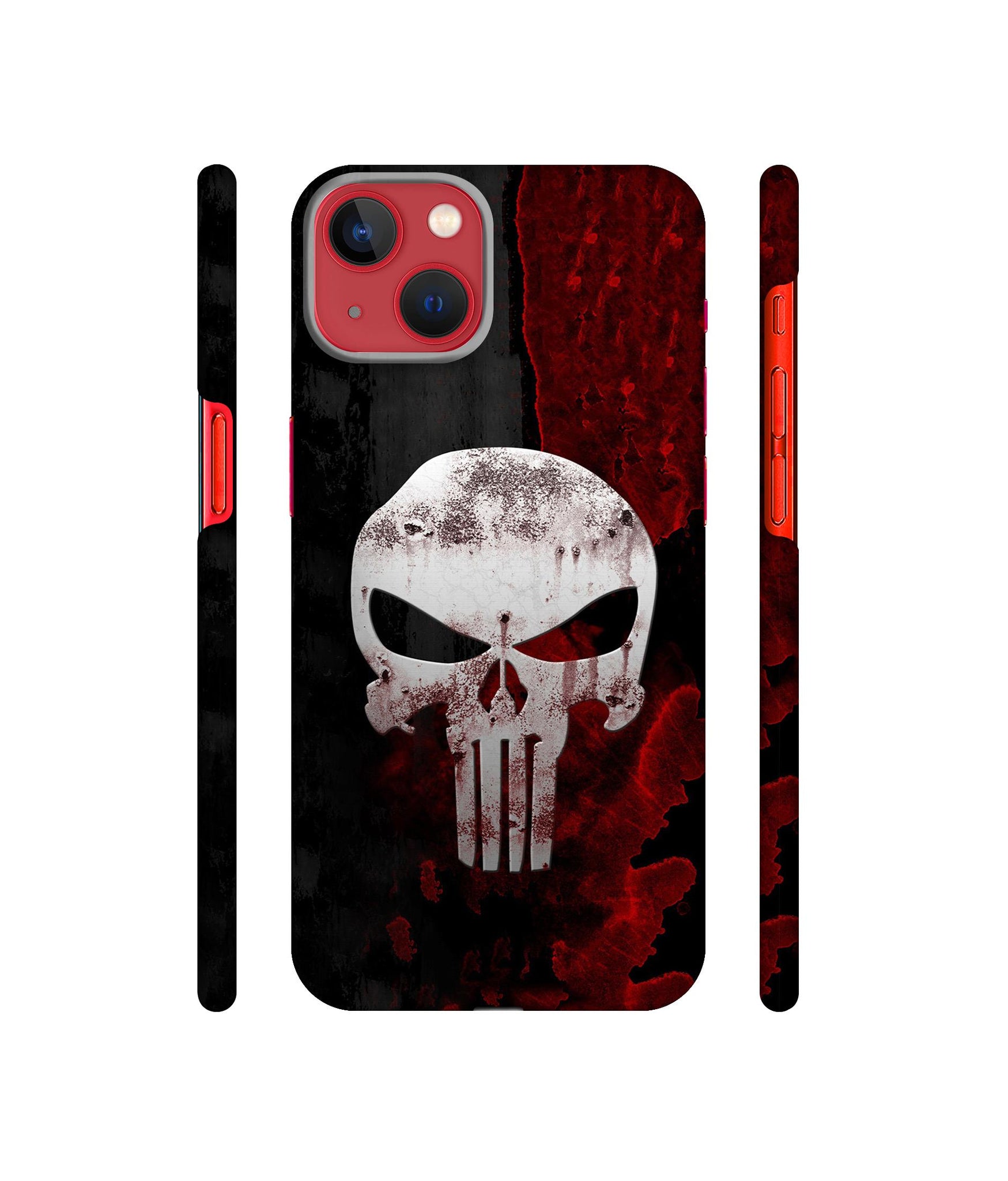 Punisher Skull Designer Hard Back Cover for Apple iPhone 13