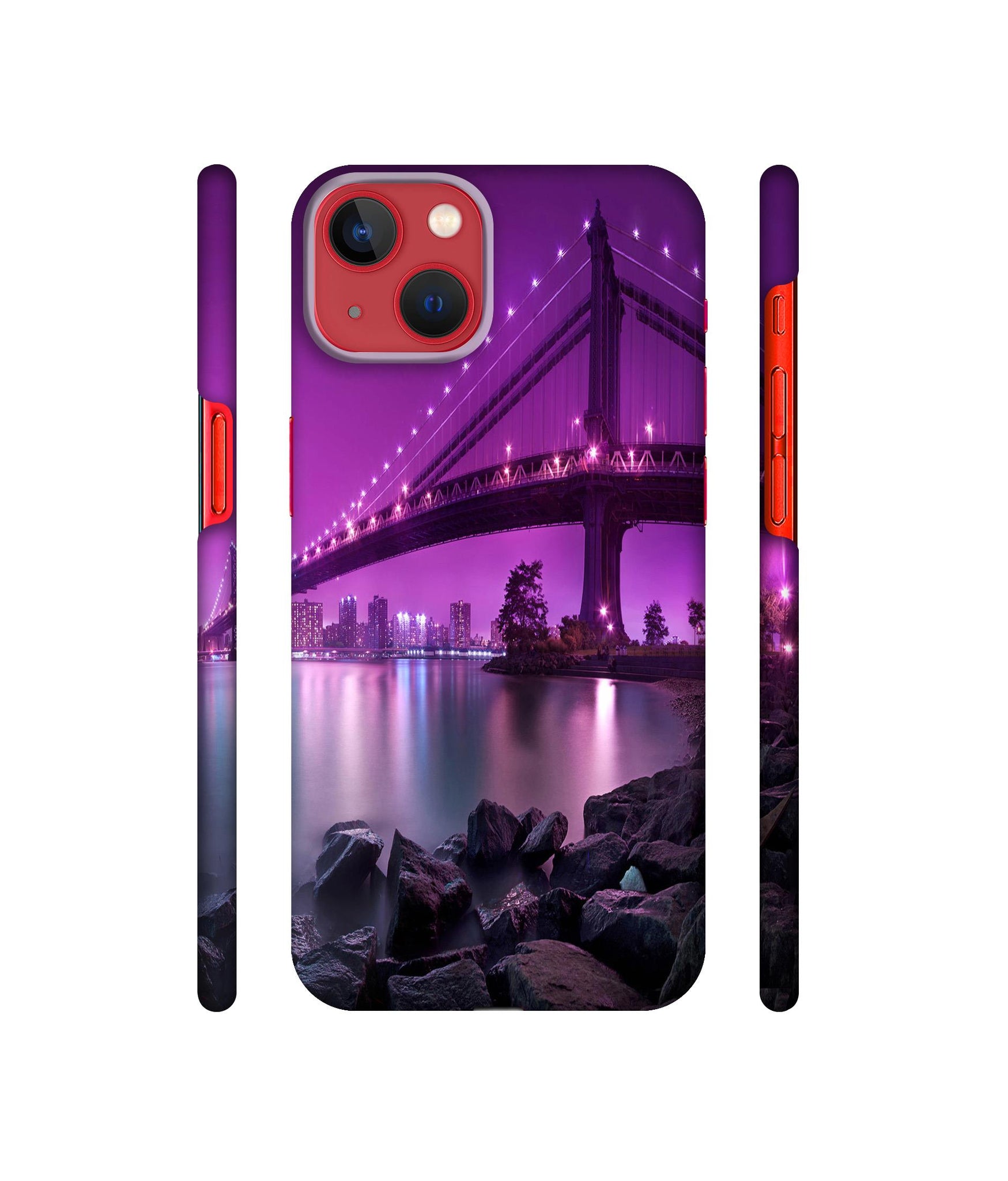 Manhattan Bridge Designer Hard Back Cover for Apple iPhone 13