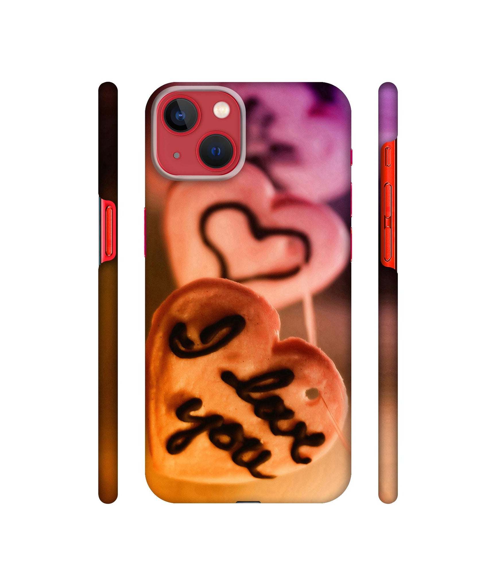 I Love you Designer Hard Back Cover for Apple iPhone 13