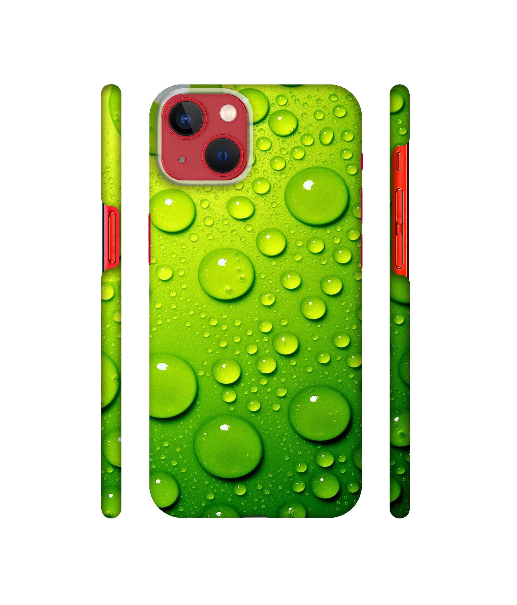 Green Bubbles Designer Hard Back Cover for Apple iPhone 13