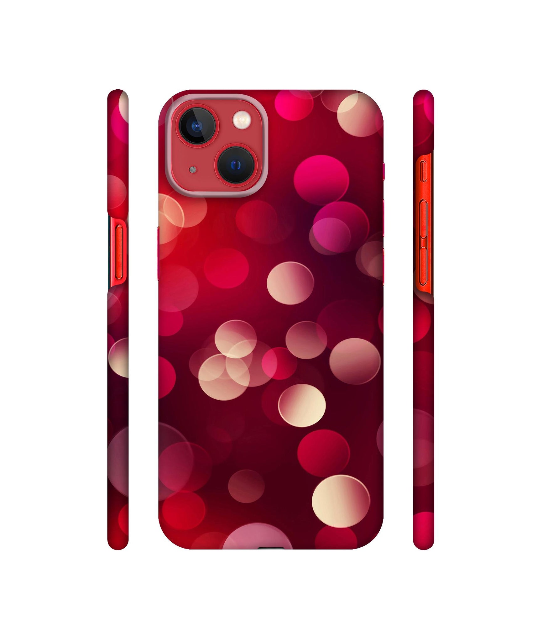 3D Circles Designer Hard Back Cover for Apple iPhone 13