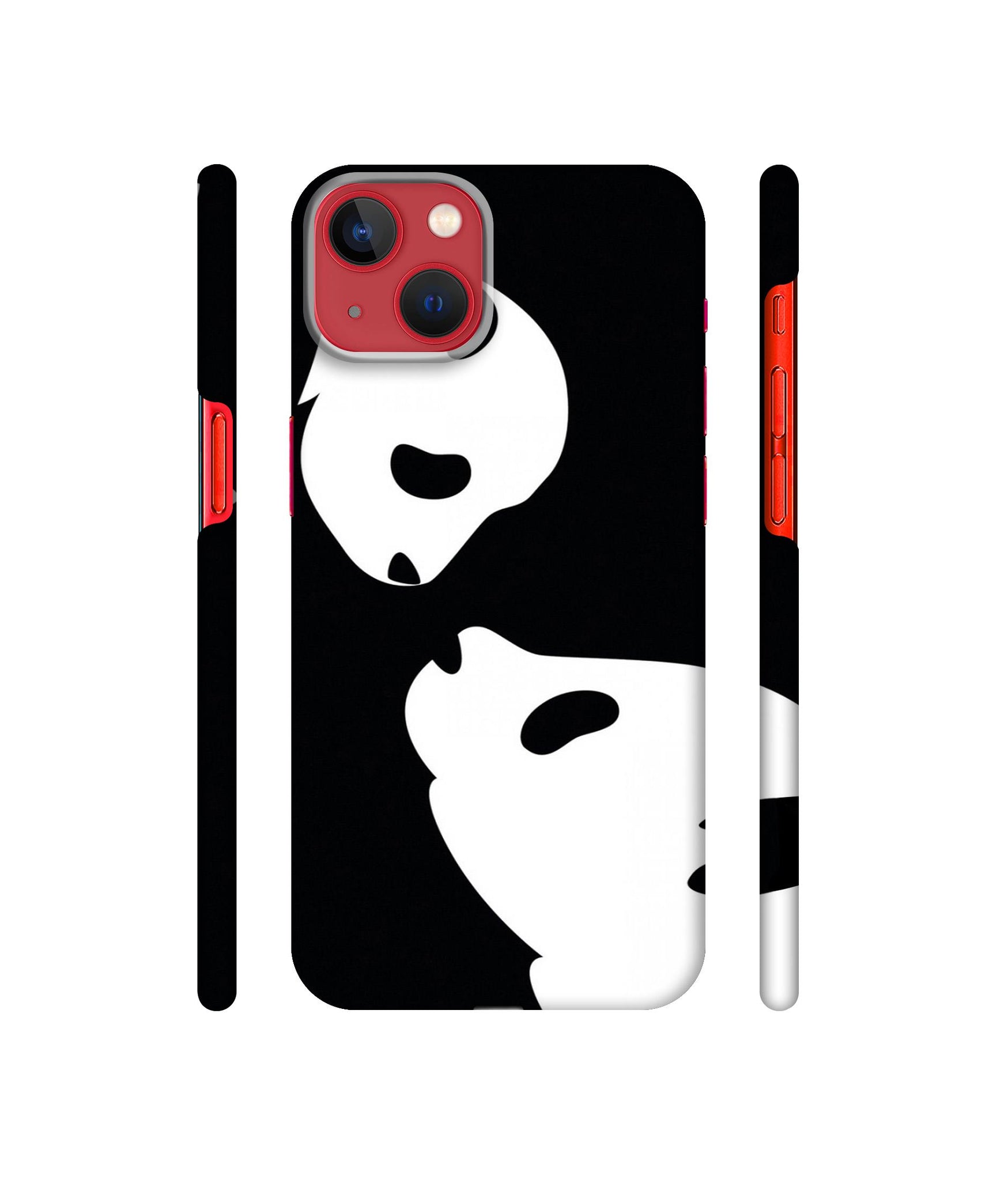 Panda Drawing Designer Hard Back Cover for Apple iPhone 13