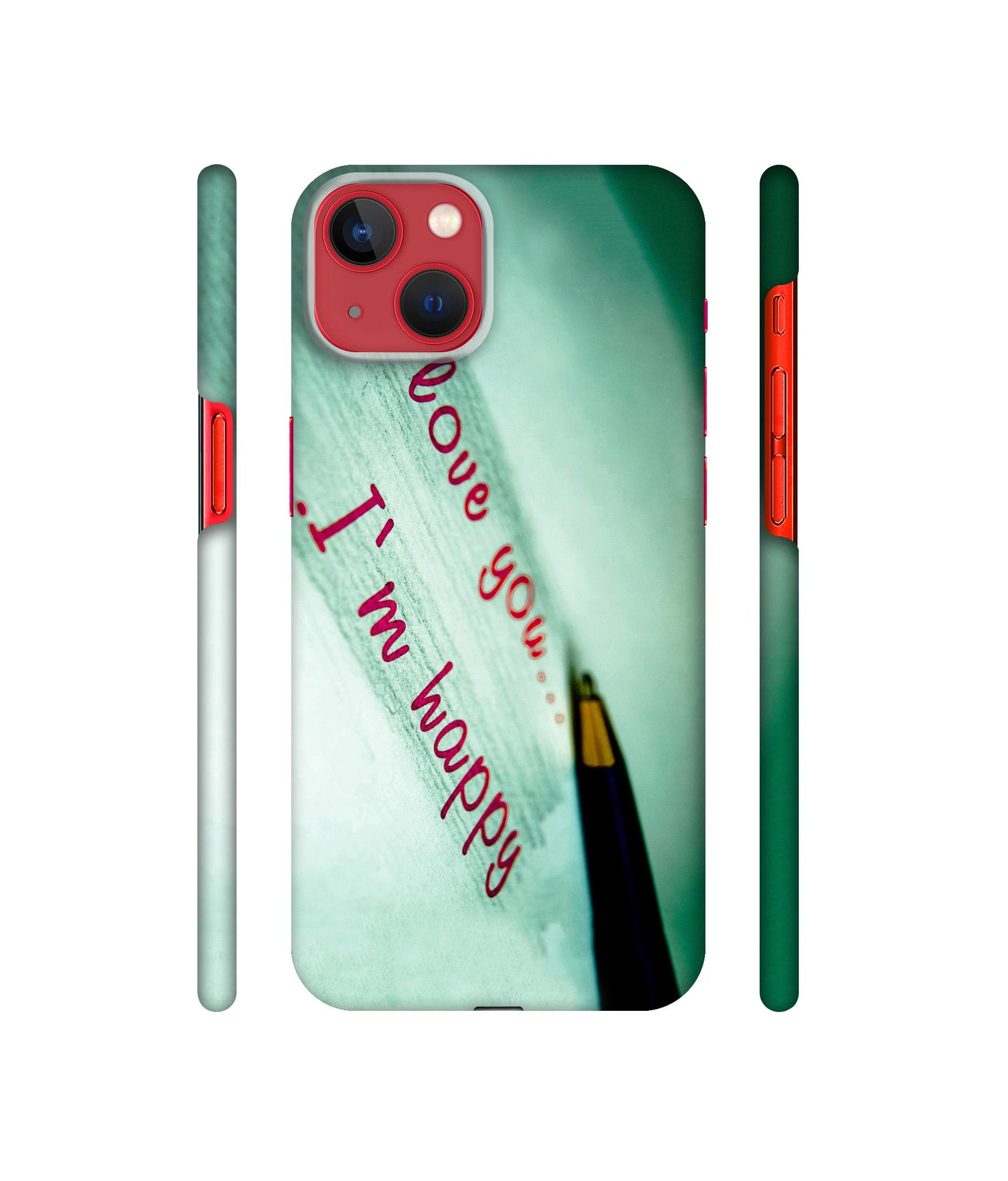 Love Quote Designer Hard Back Cover for Apple iPhone 13