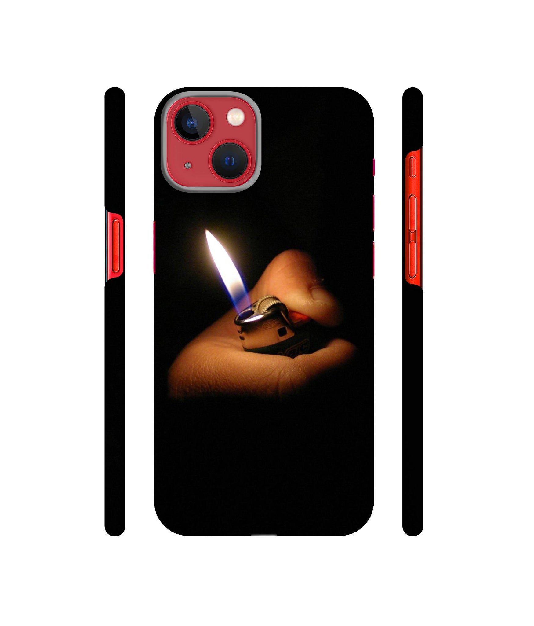 Lighter Flames Designer Hard Back Cover for Apple iPhone 13