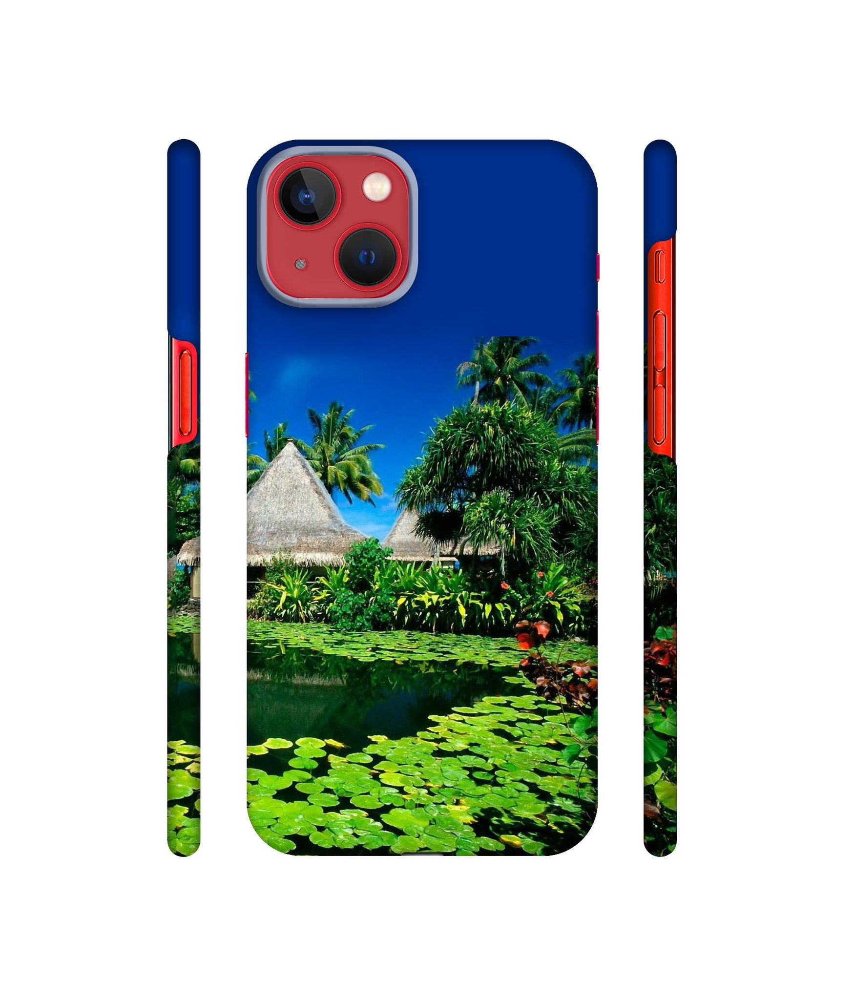 Tropics Water Designer Hard Back Cover for Apple iPhone 13