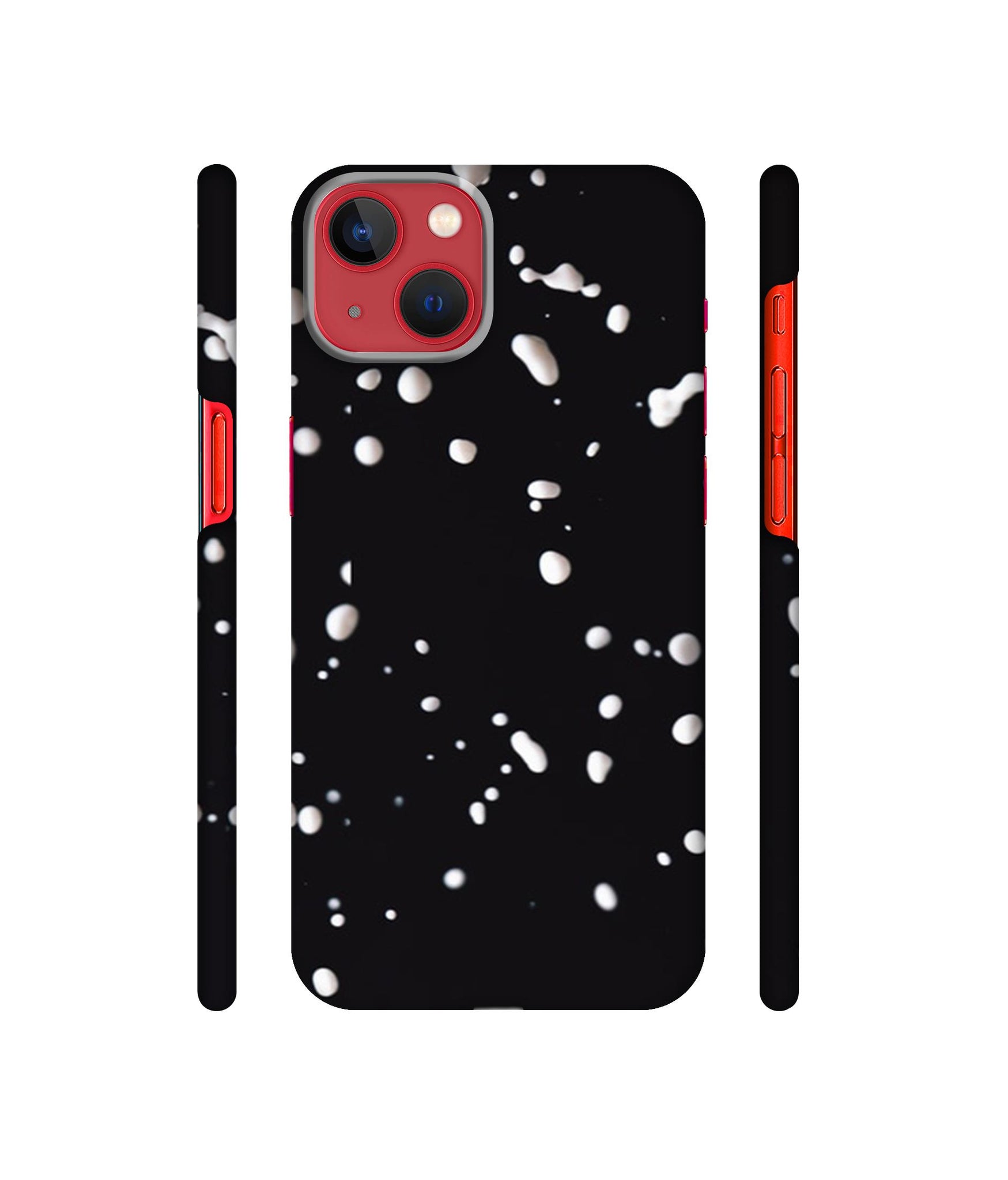 Milk Splash Designer Hard Back Cover for Apple iPhone 13