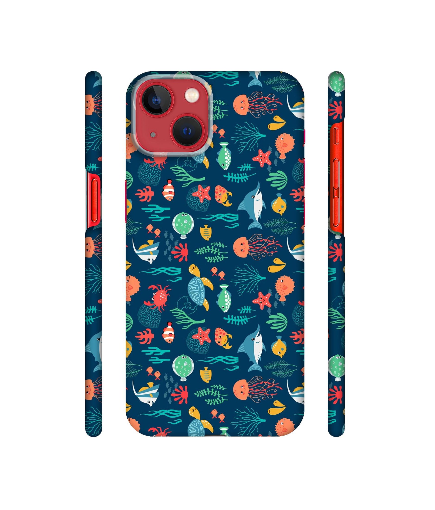 Aquarium Texture Designer Hard Back Cover for Apple iPhone 13