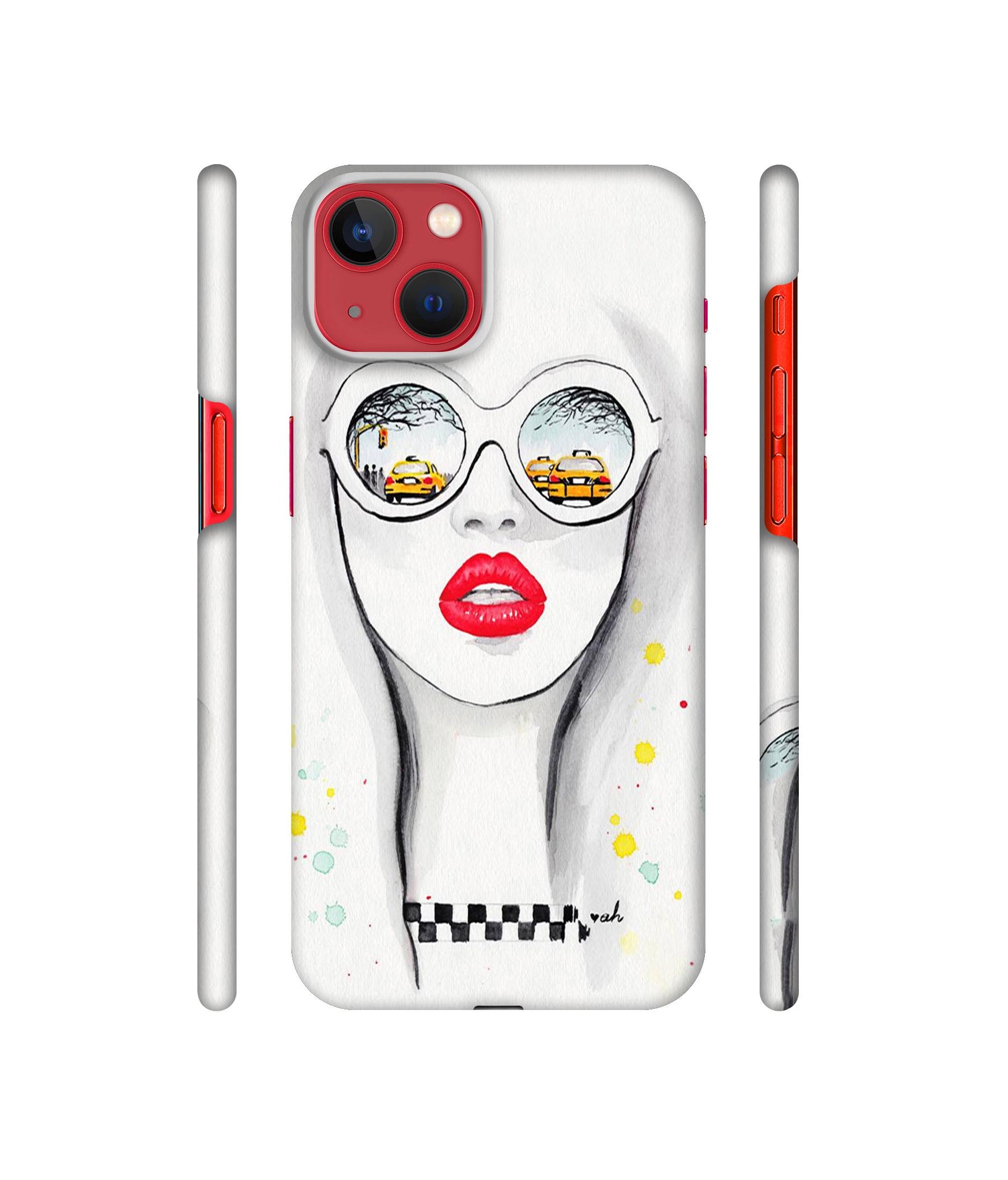 Girl Designer Hard Back Cover for Apple iPhone 13