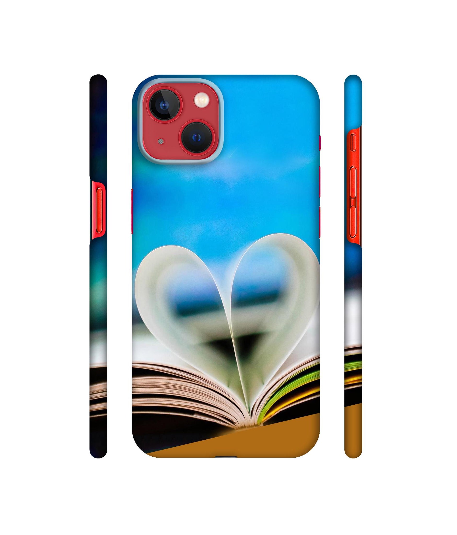 Love Book Designer Hard Back Cover for Apple iPhone 13