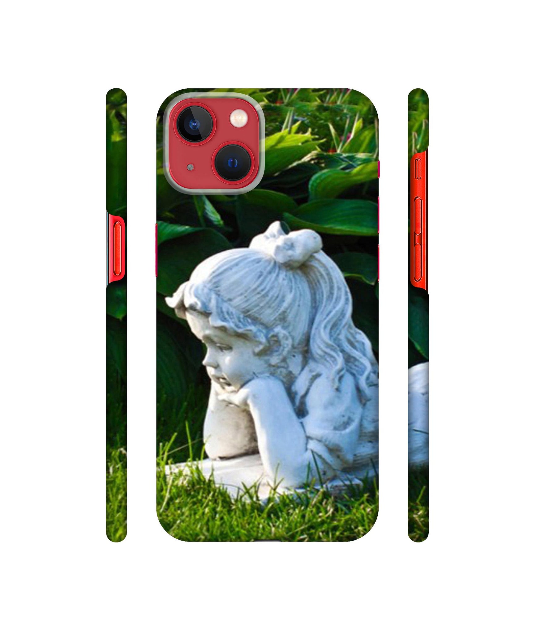 Statue of Girl Designer Hard Back Cover for Apple iPhone 13