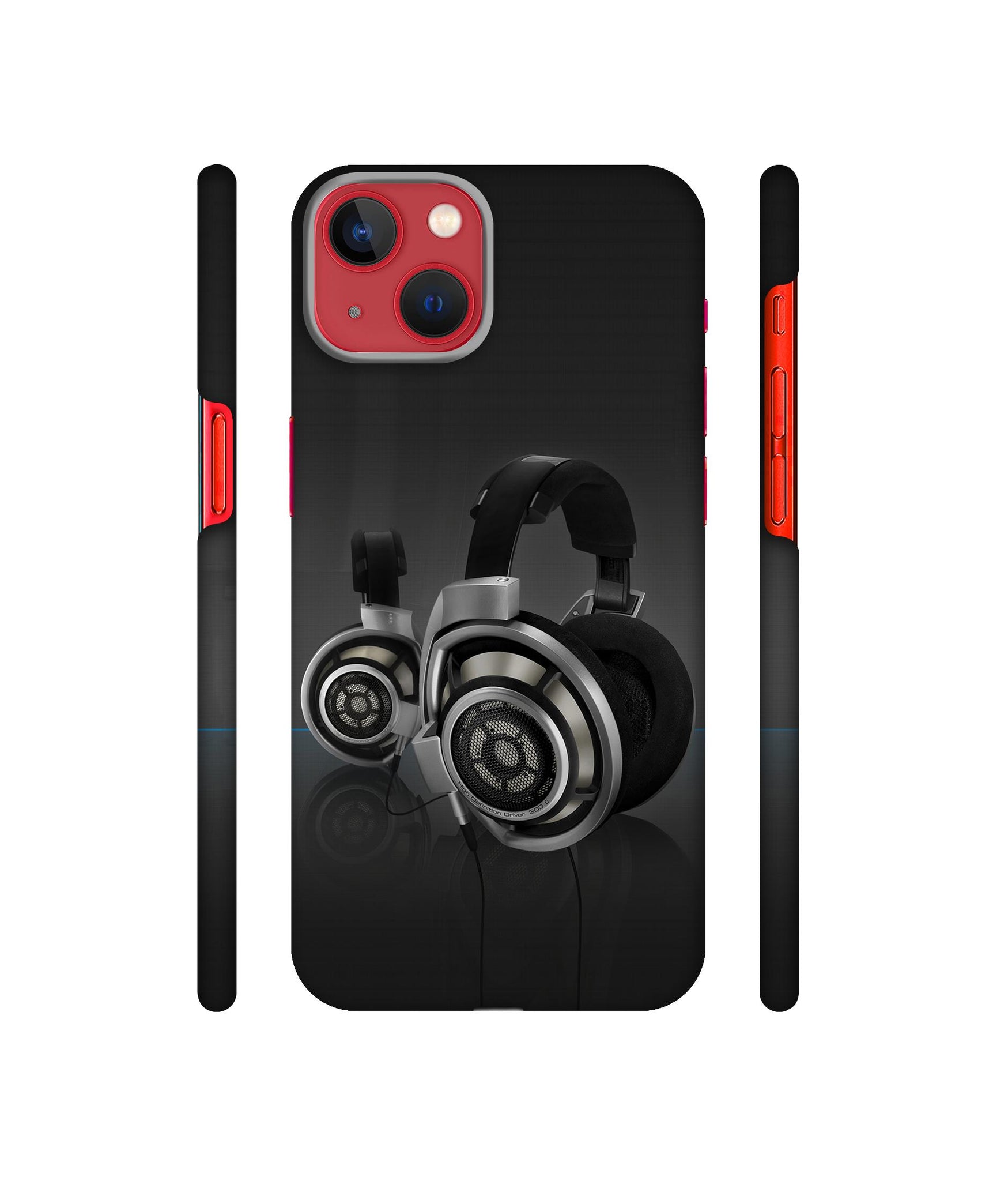 Head Phone Designer Hard Back Cover for Apple iPhone 13