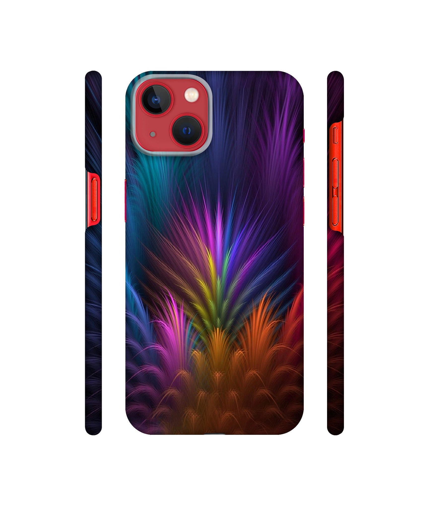 Multicoloured Designer Hard Back Cover for Apple iPhone 13