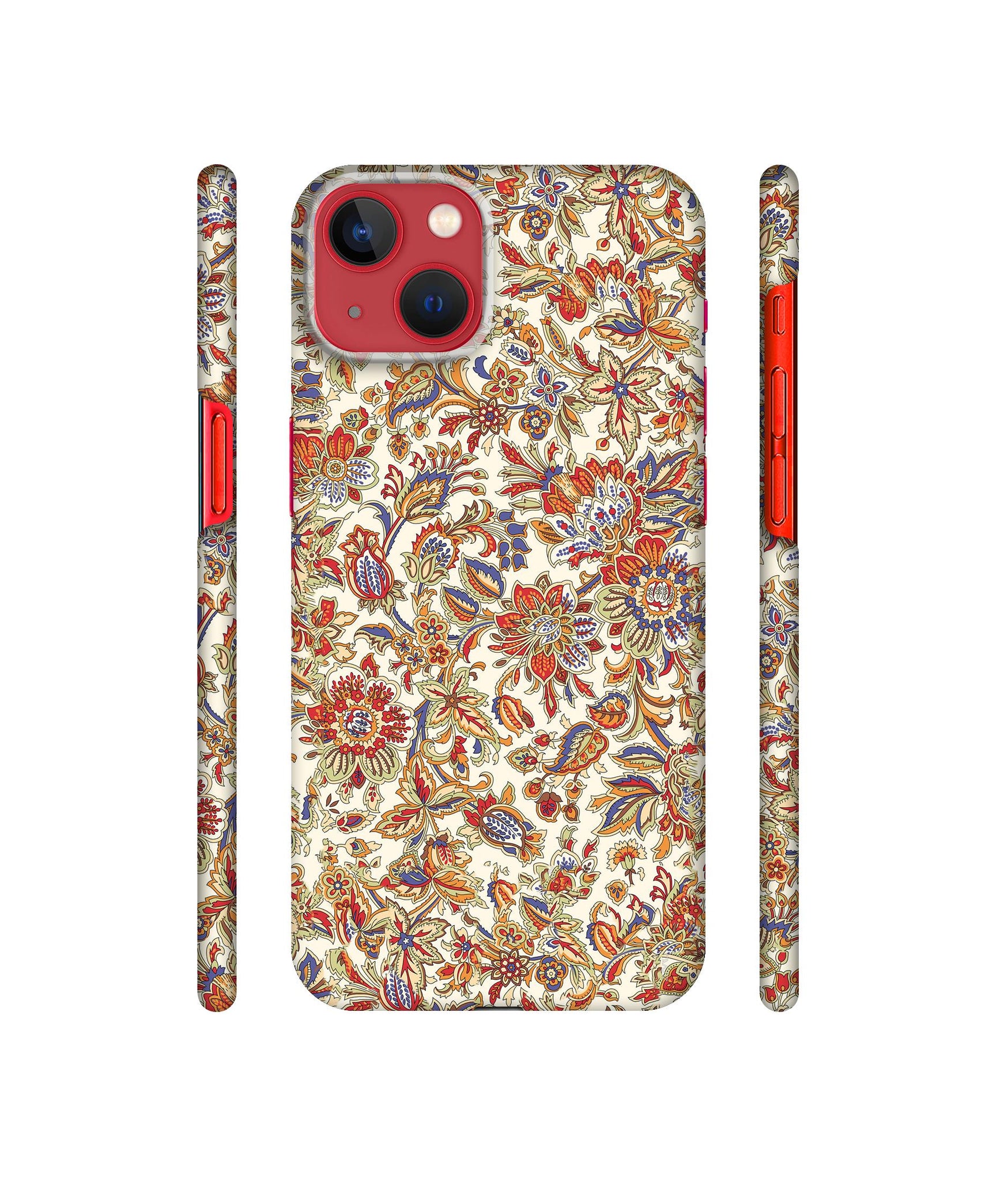 Floral Designer Hard Back Cover for Apple iPhone 13