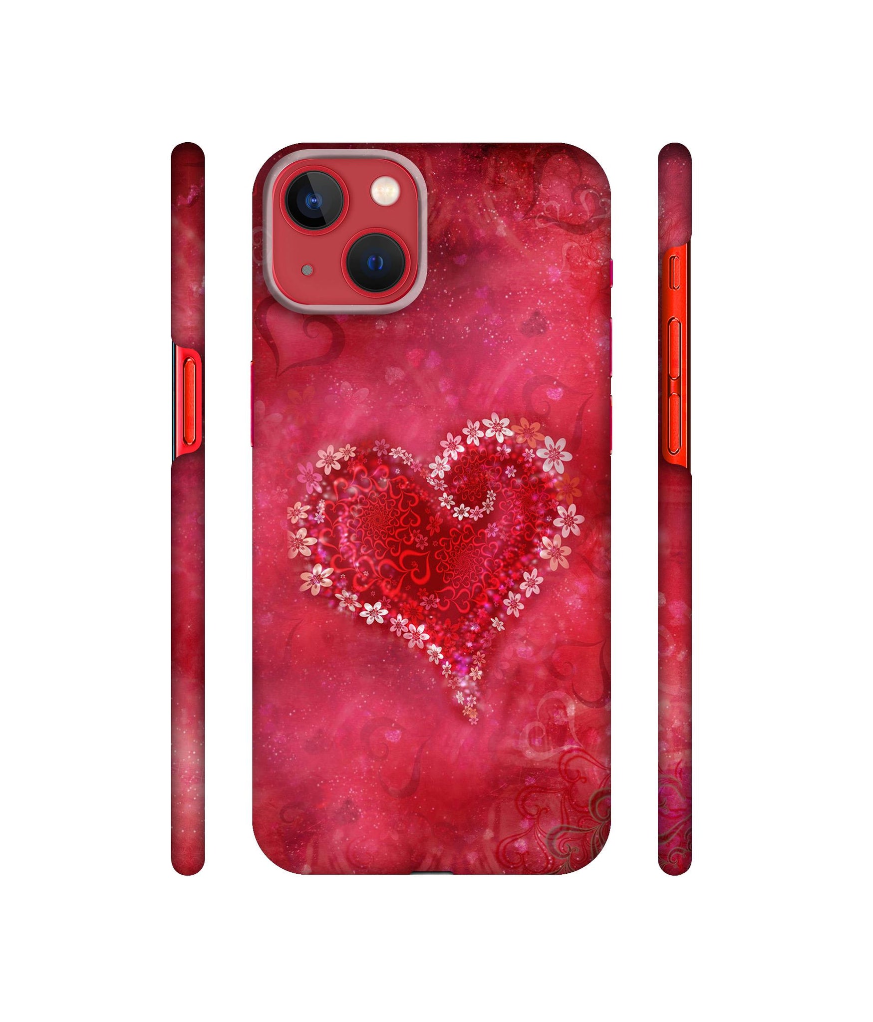 Heart Designer Hard Back Cover for Apple iPhone 13