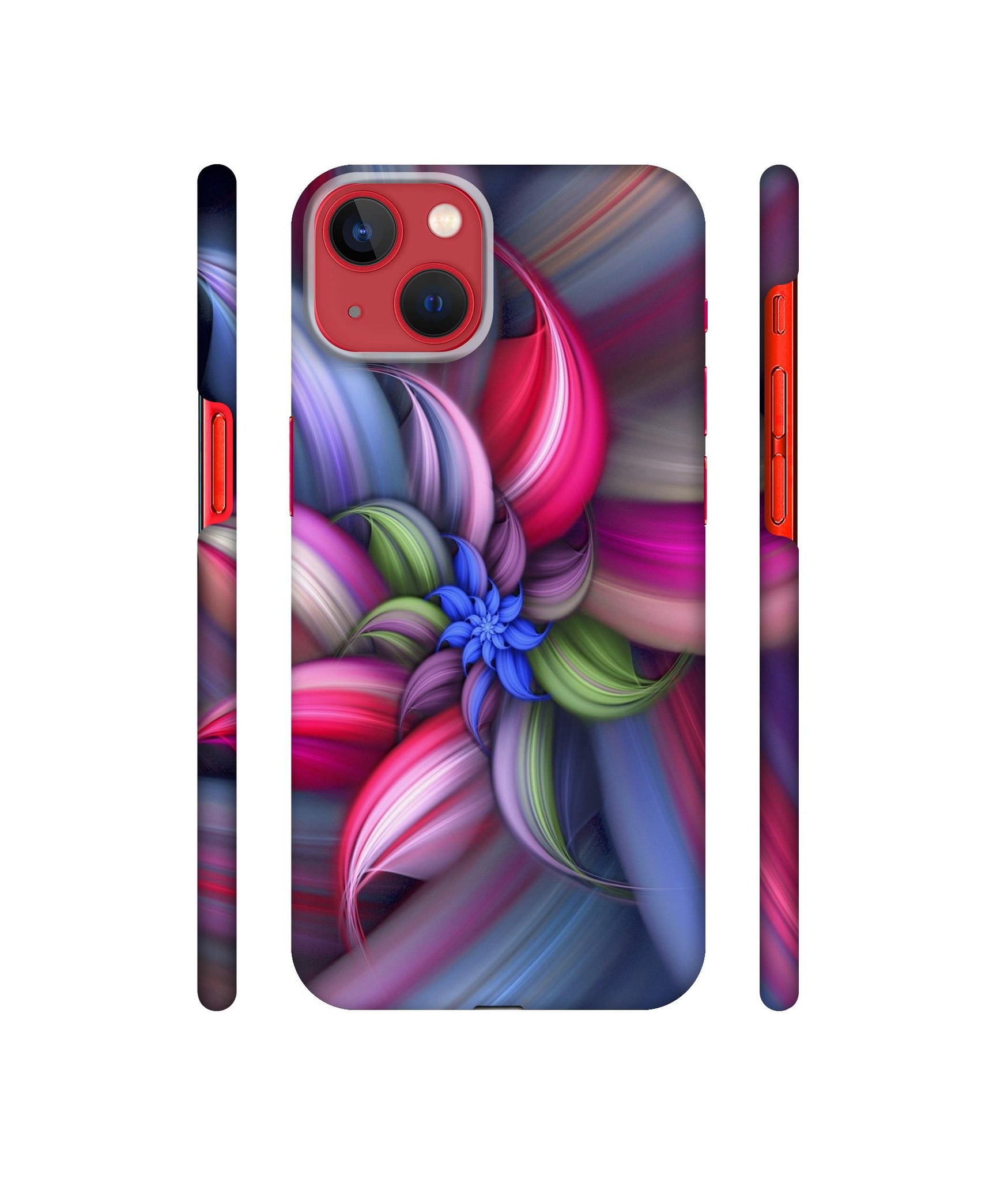 Colorful Flower Designer Hard Back Cover for Apple iPhone 13