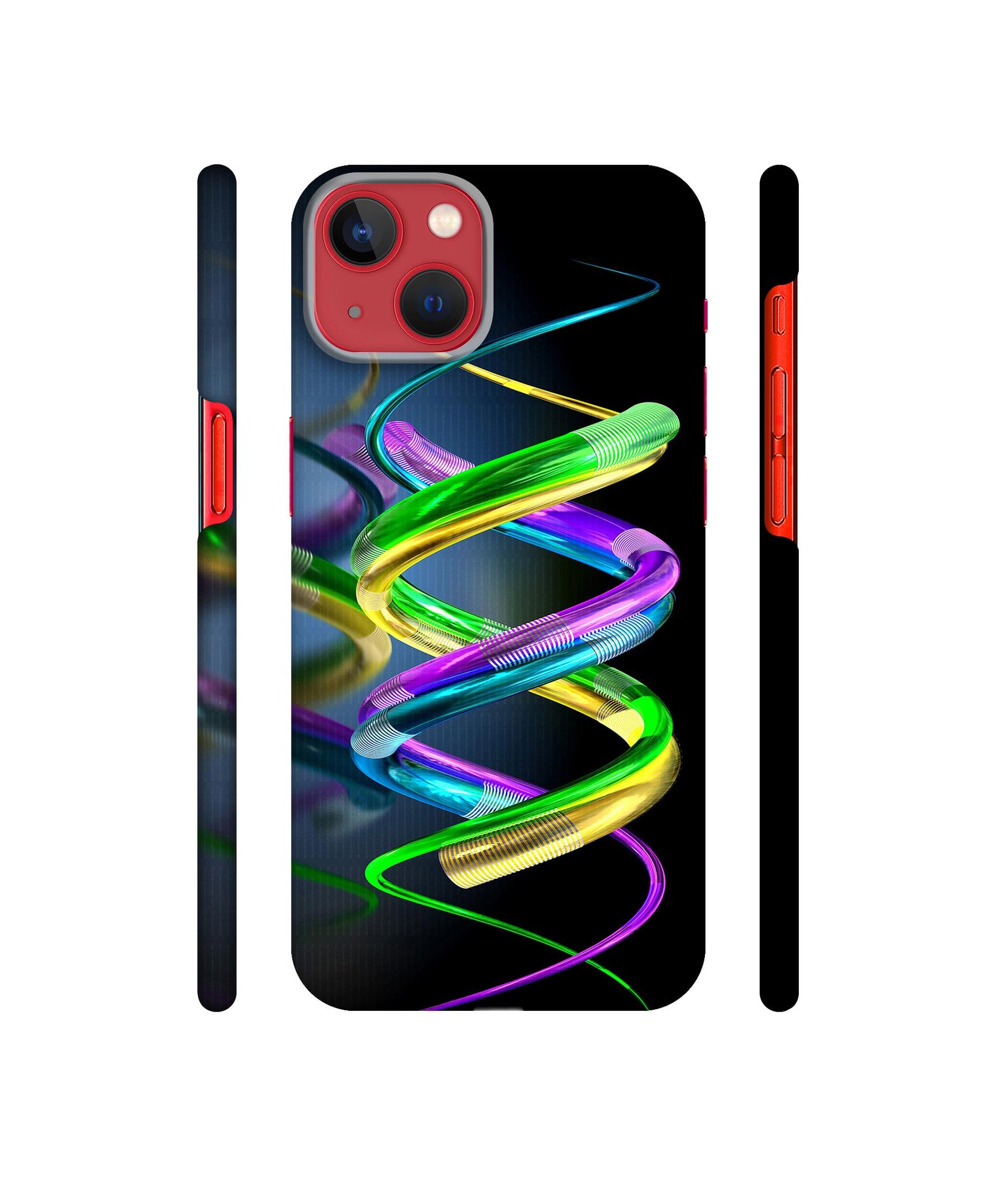 3D Spiral Designer Hard Back Cover for Apple iPhone 13