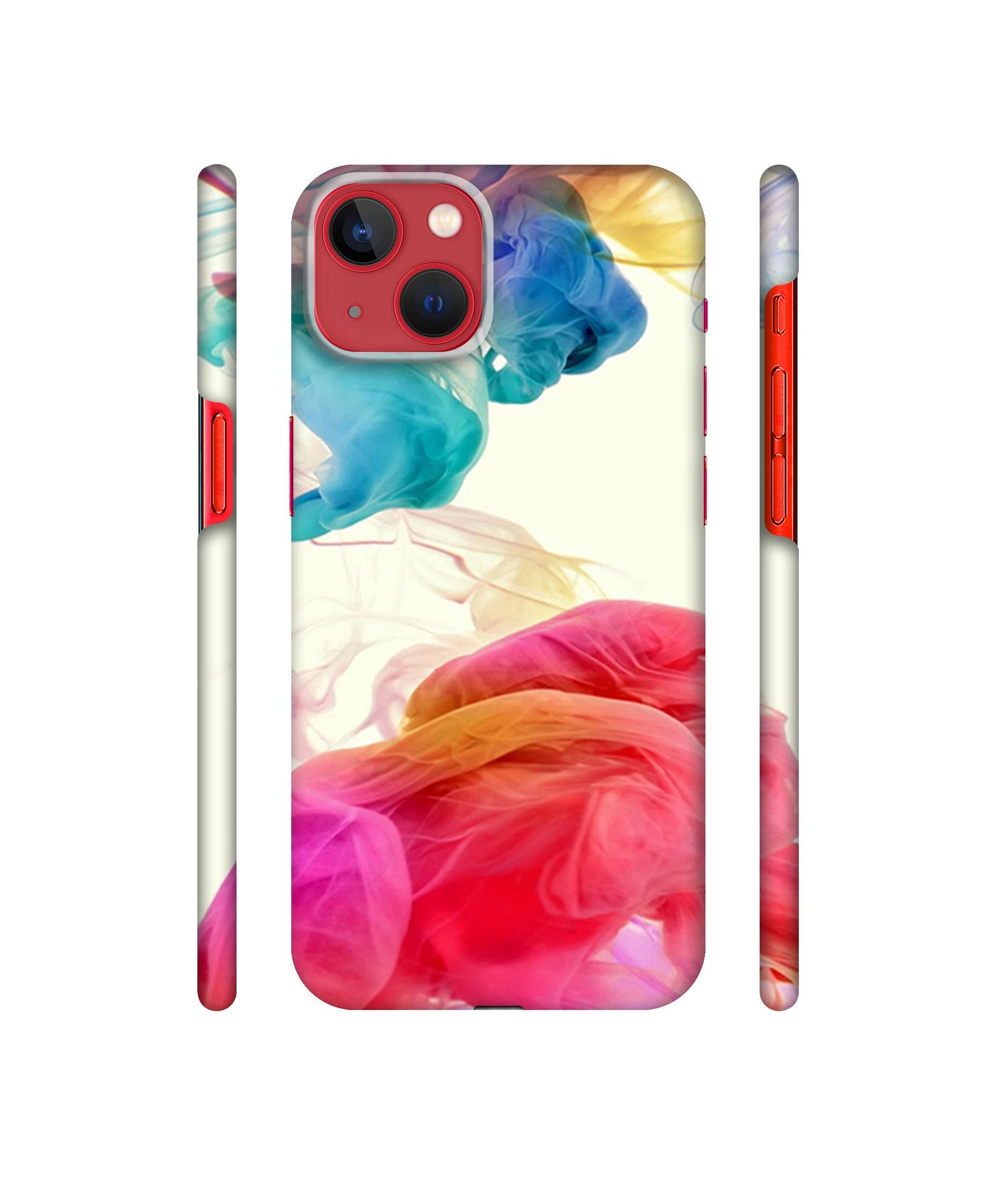 Colored Smoke Designer Hard Back Cover for Apple iPhone 13