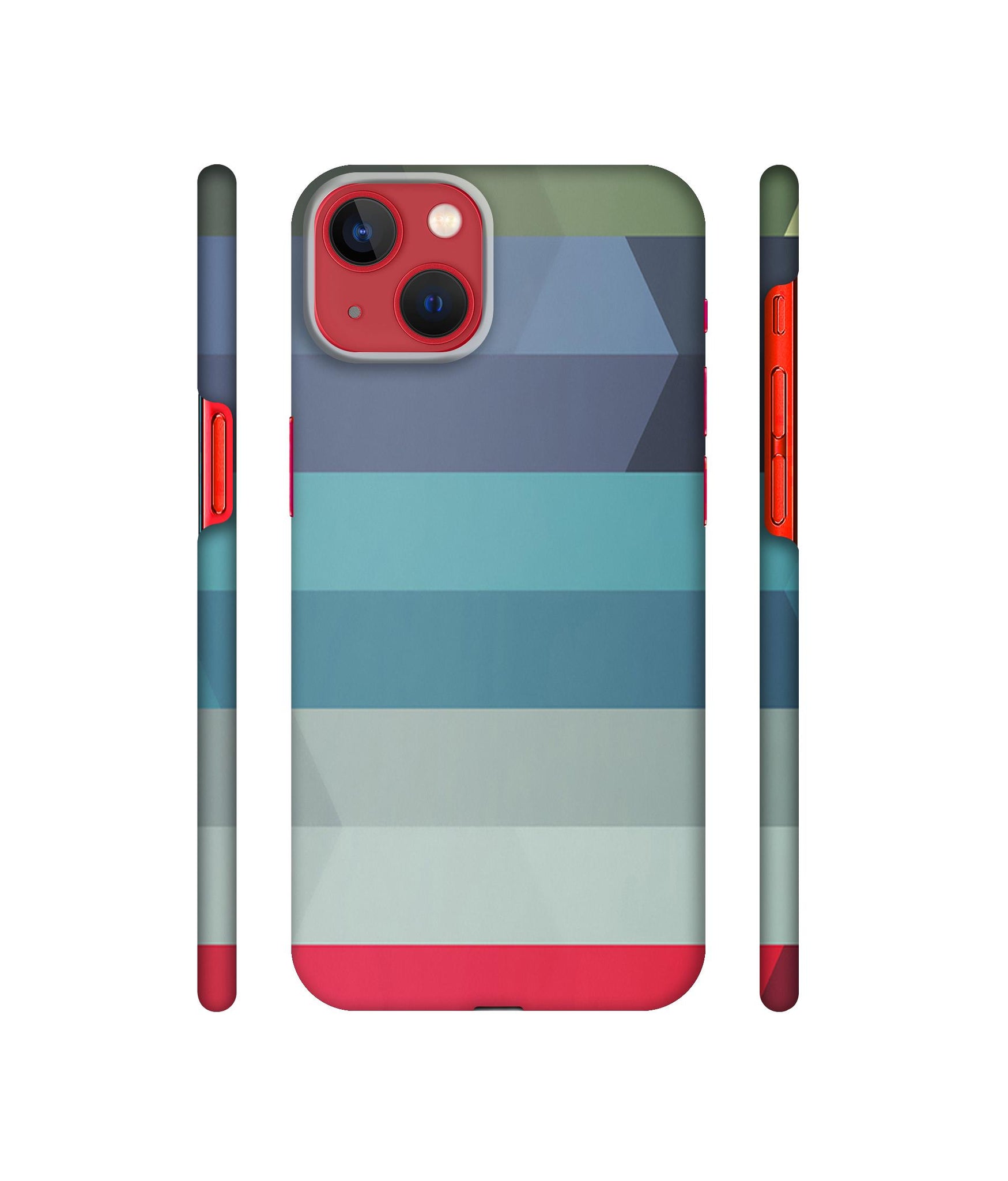 Colorful Lines Designer Hard Back Cover for Apple iPhone 13