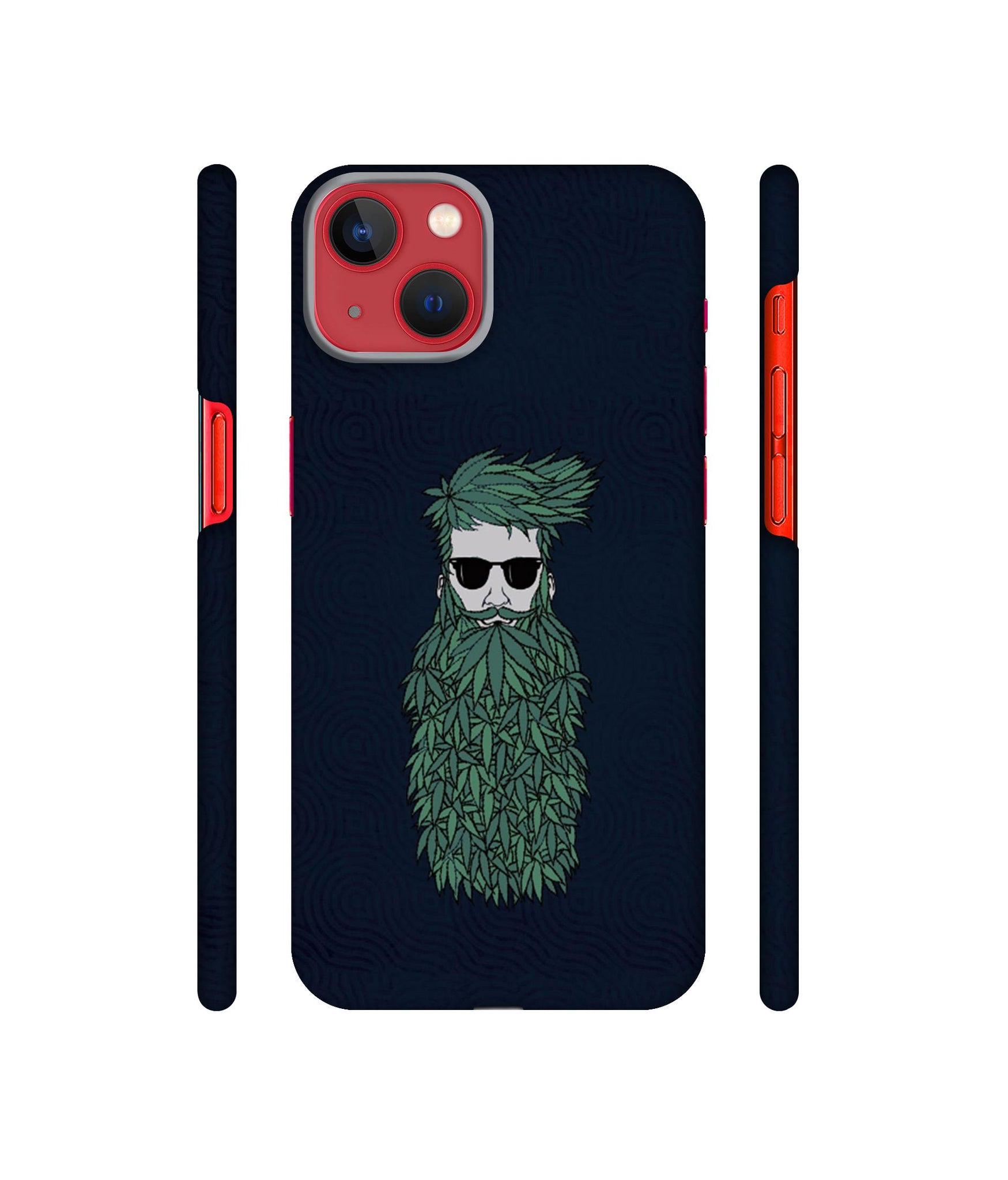 Beard Man Designer Hard Back Cover for Apple iPhone 13