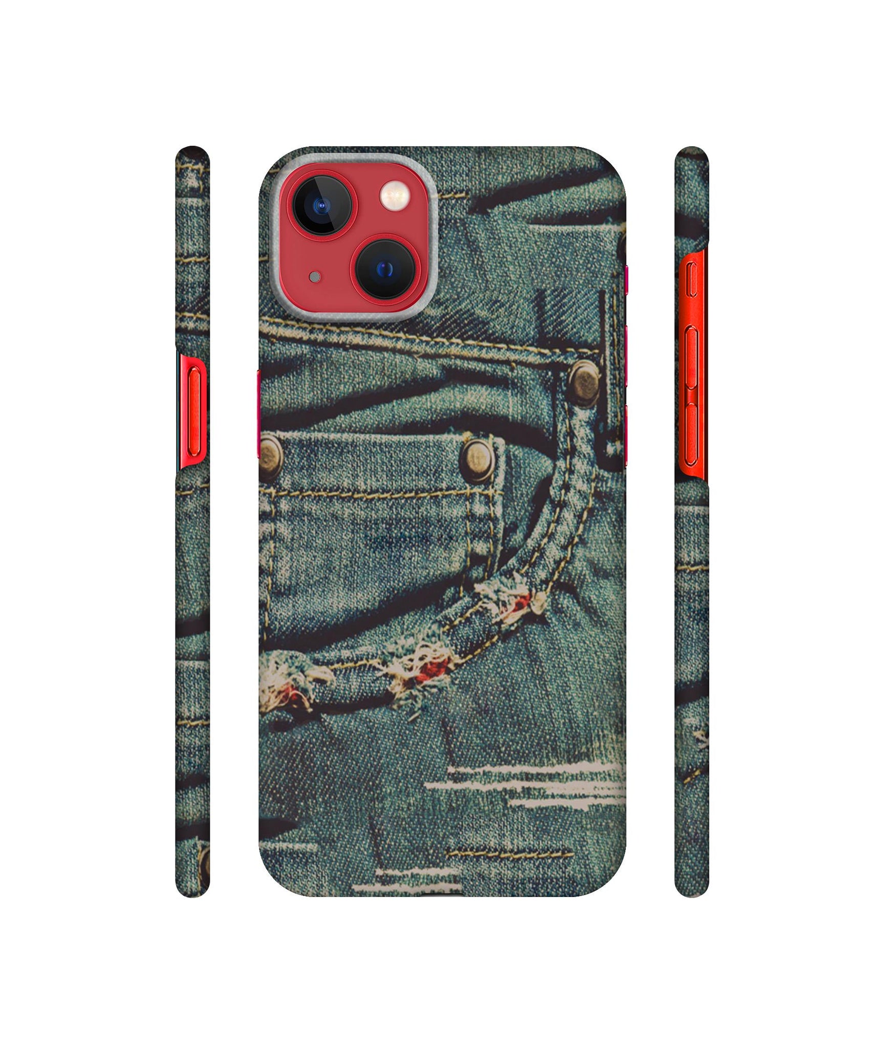 Jeans Designer Hard Back Cover for Apple iPhone 13