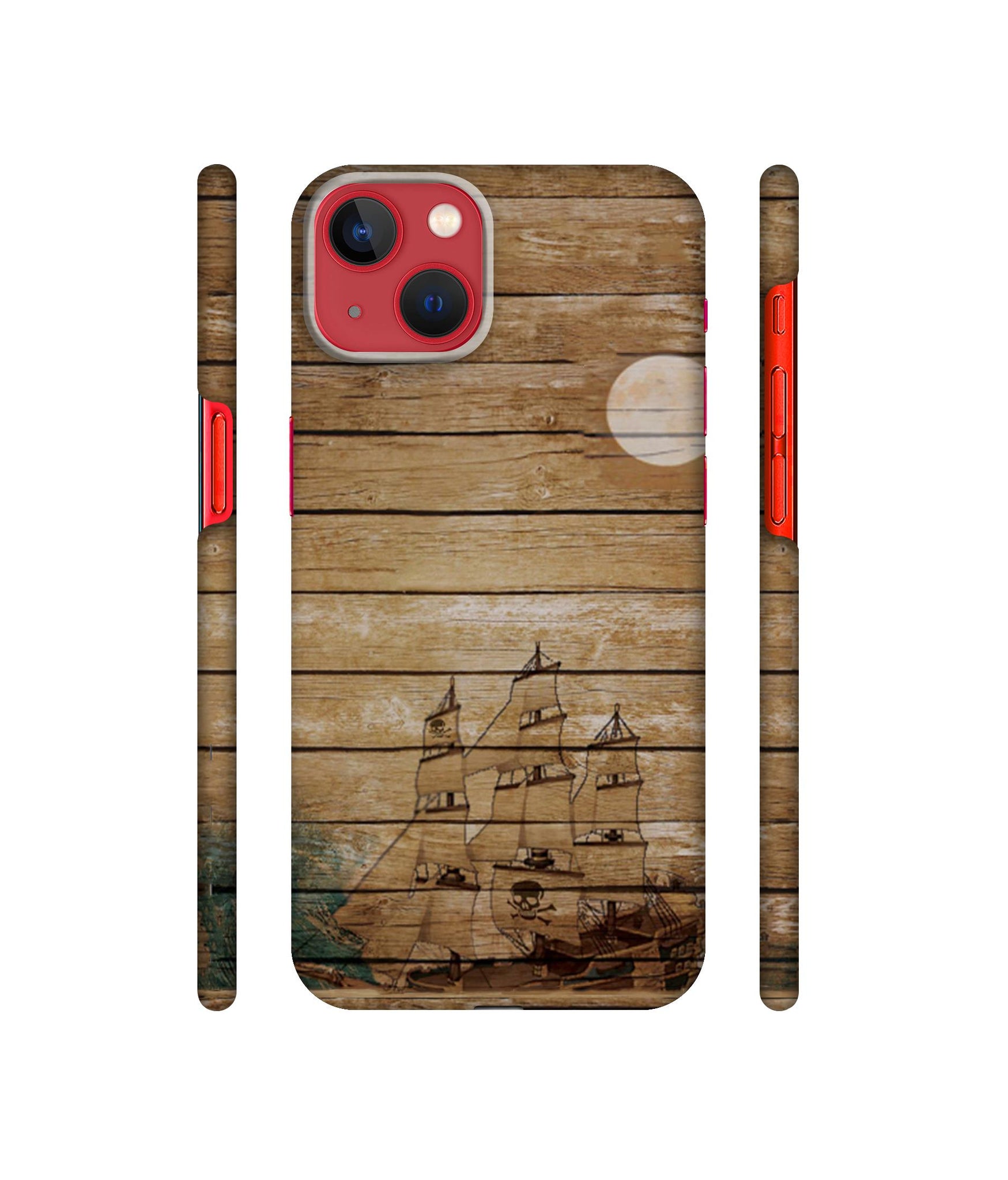 Wooden Pattern Designer Hard Back Cover for Apple iPhone 13