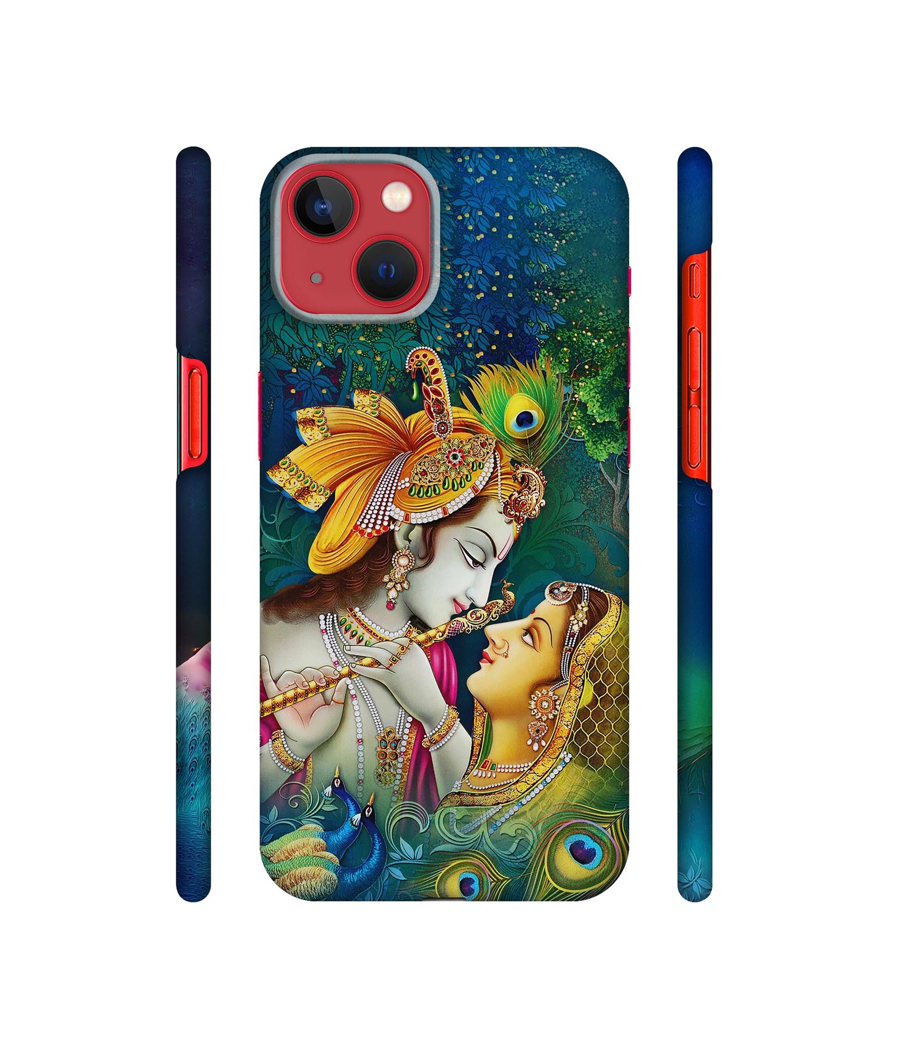 Radha Kishan Love Designer Hard Back Cover for Apple iPhone 13