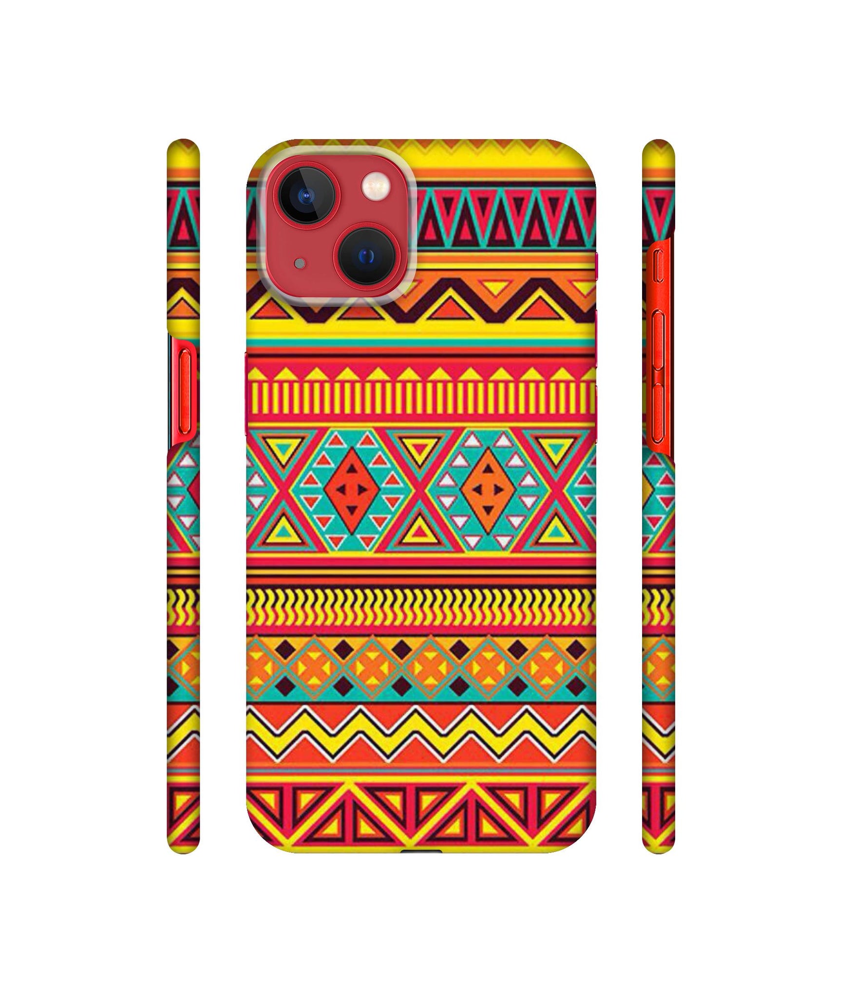 Artistic Rangoli Designer Hard Back Cover for Apple iPhone 13