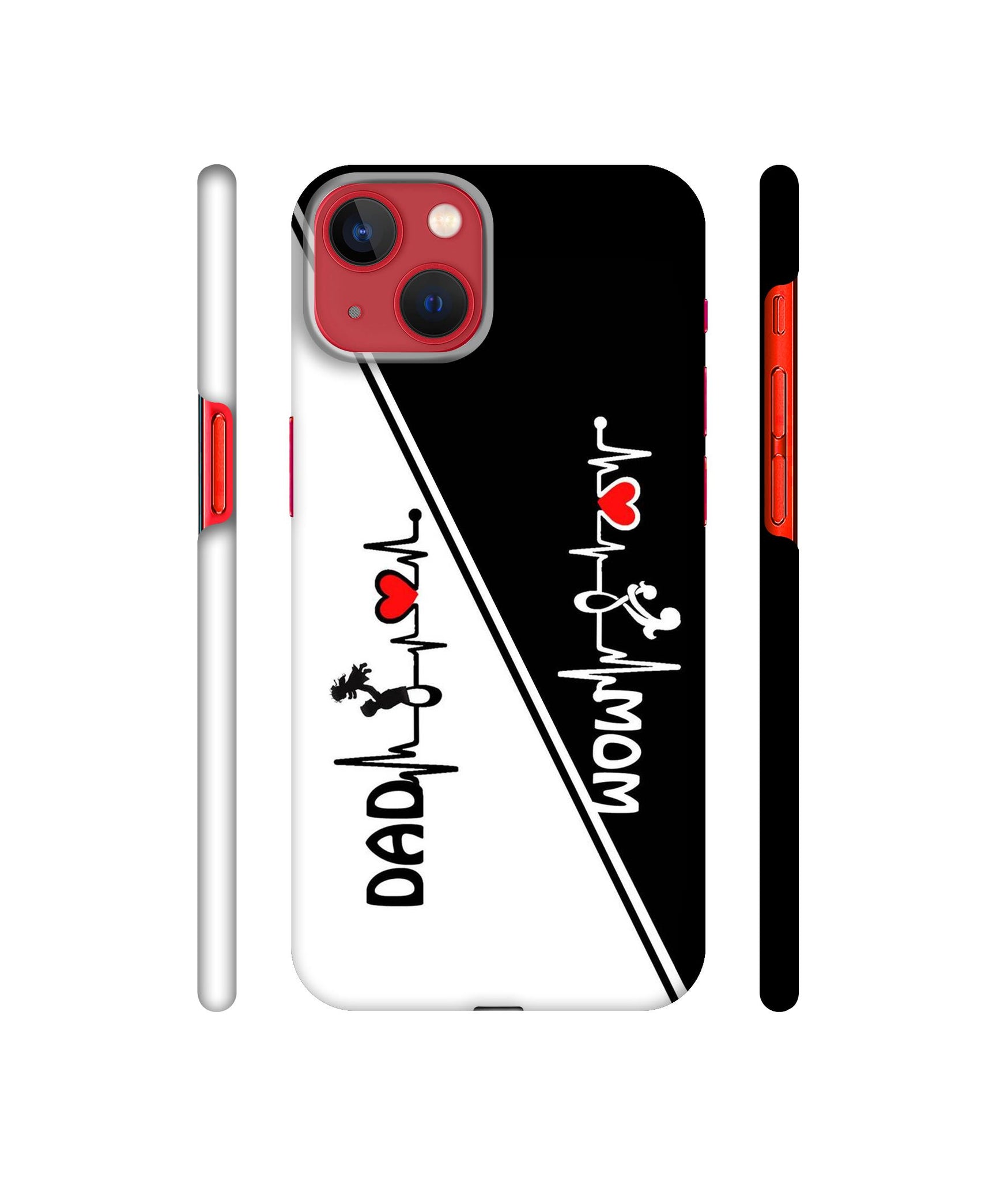 Mom and Dad Lover Designer Hard Back Cover for Apple iPhone 13