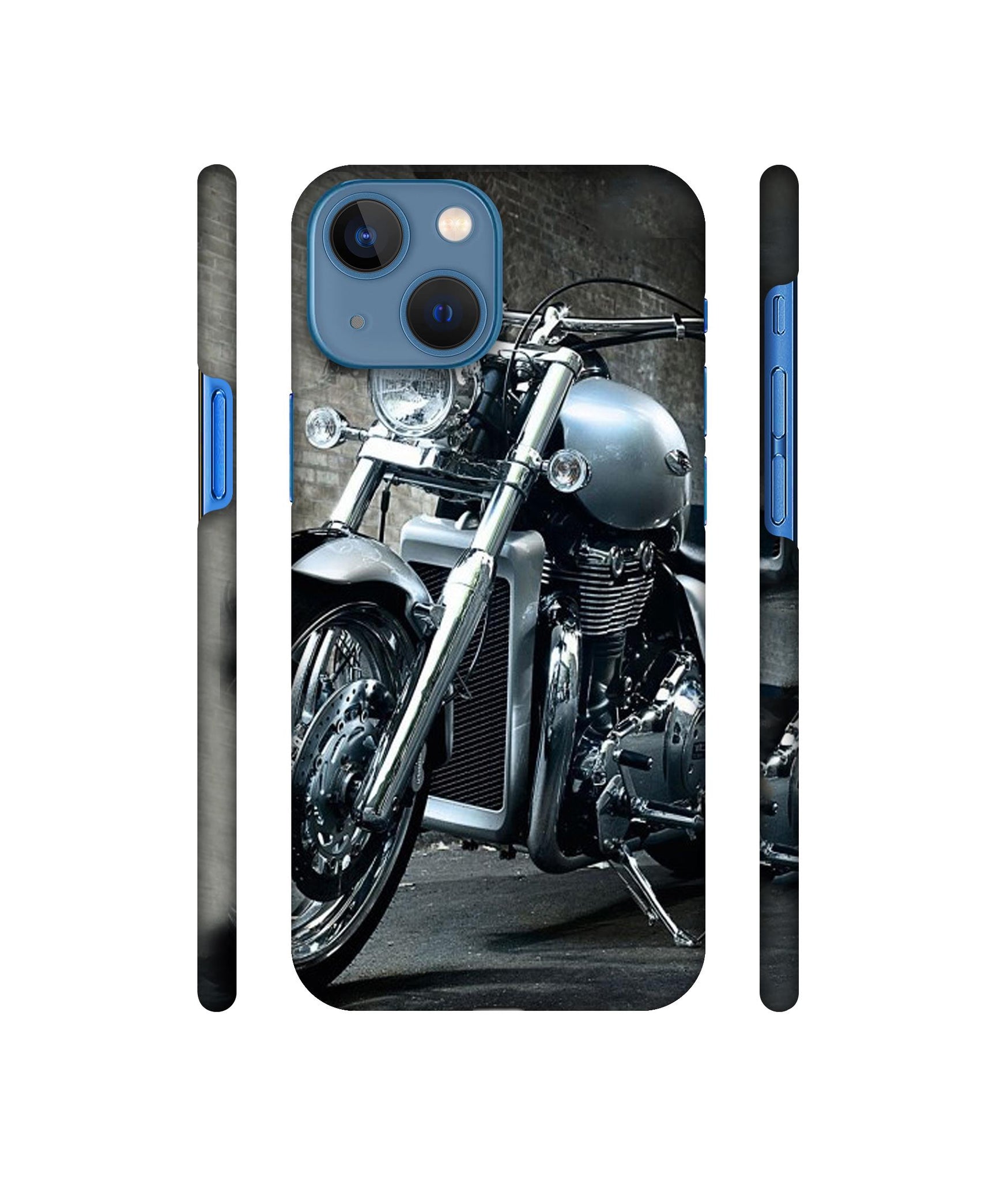 Motorcycle Designer Hard Back Cover for Apple iPhone 13 Mini