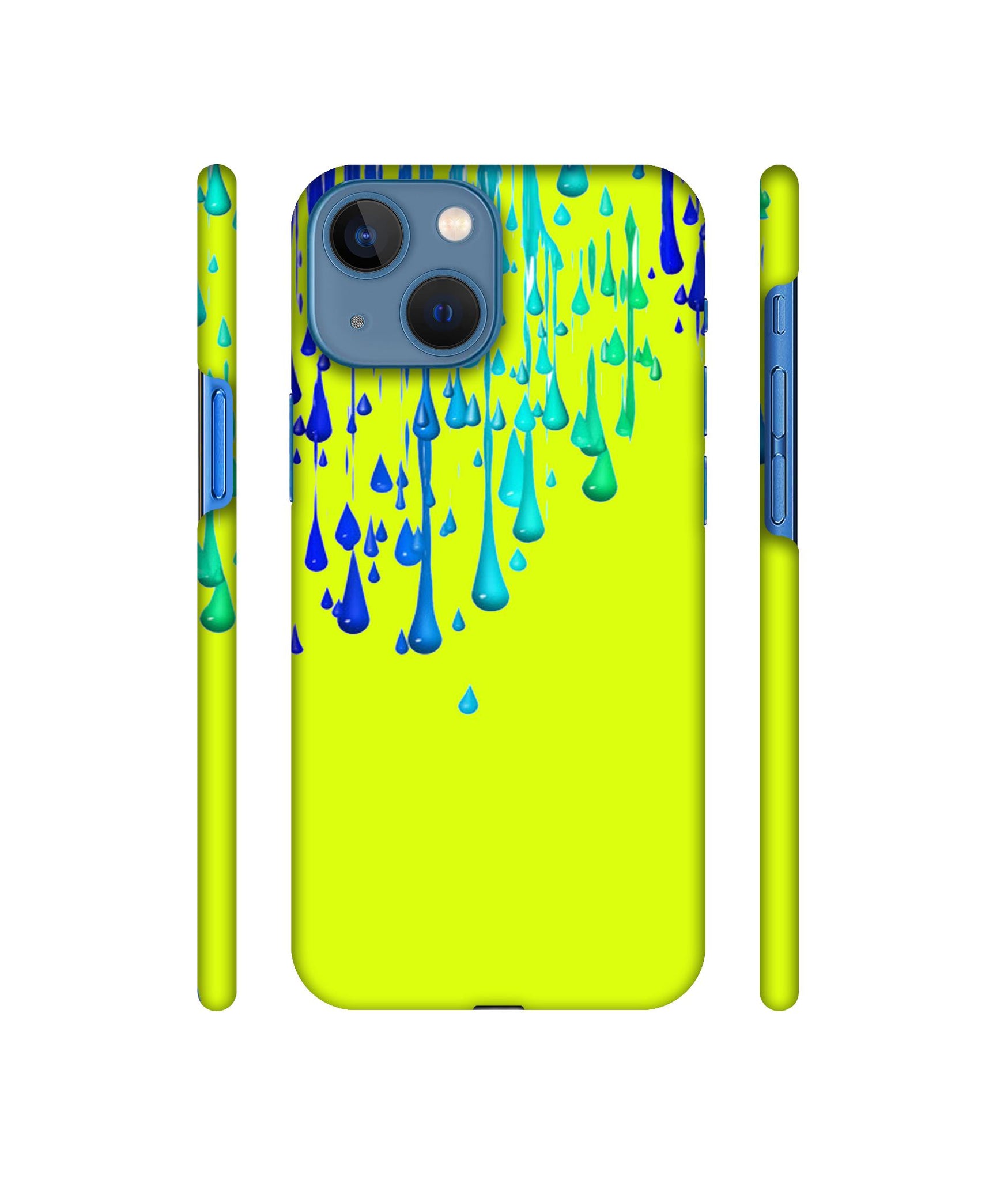 Neon Paint Designer Hard Back Cover for Apple iPhone 13 Mini
