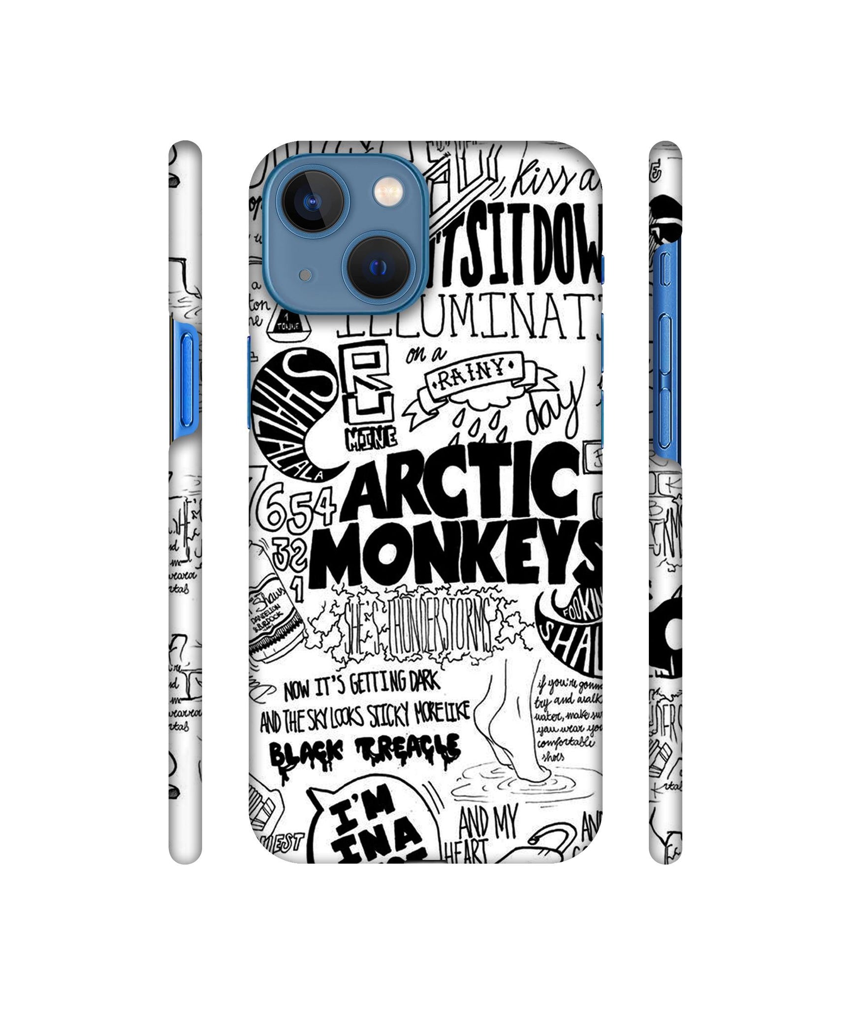 Arctic Monkeys Pattern Designer Hard Back Cover for Apple iPhone 13 Mini