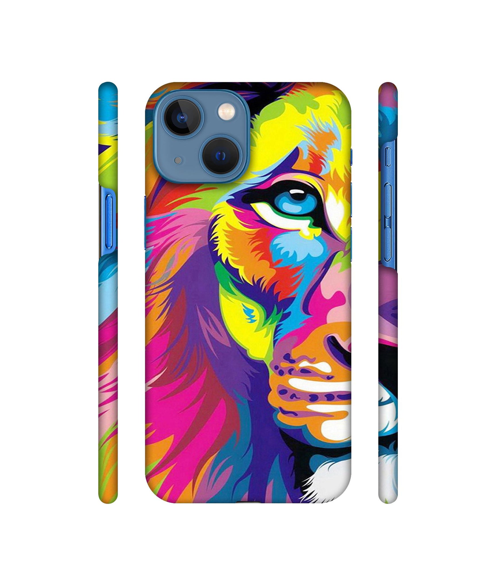 Lion Designer Hard Back Cover for Apple iPhone 13 Mini