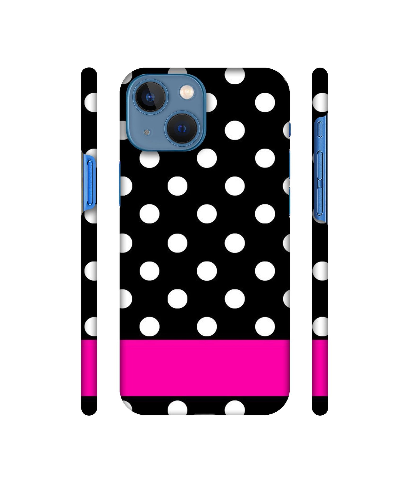 White Dots Pattern Designer Hard Back Cover for Apple iPhone 13 Mini