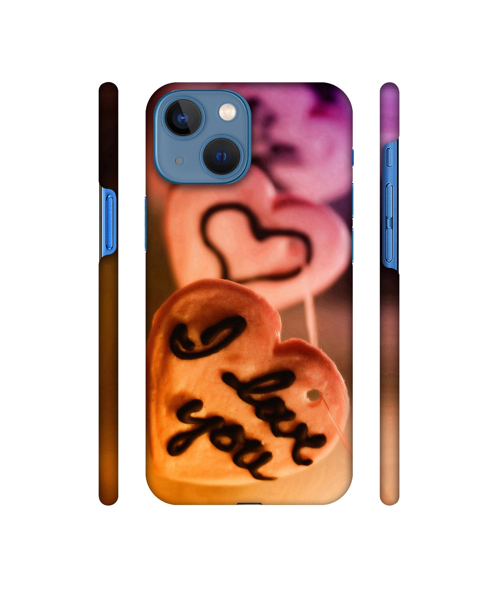 I Love you Designer Hard Back Cover for Apple iPhone 13 Mini