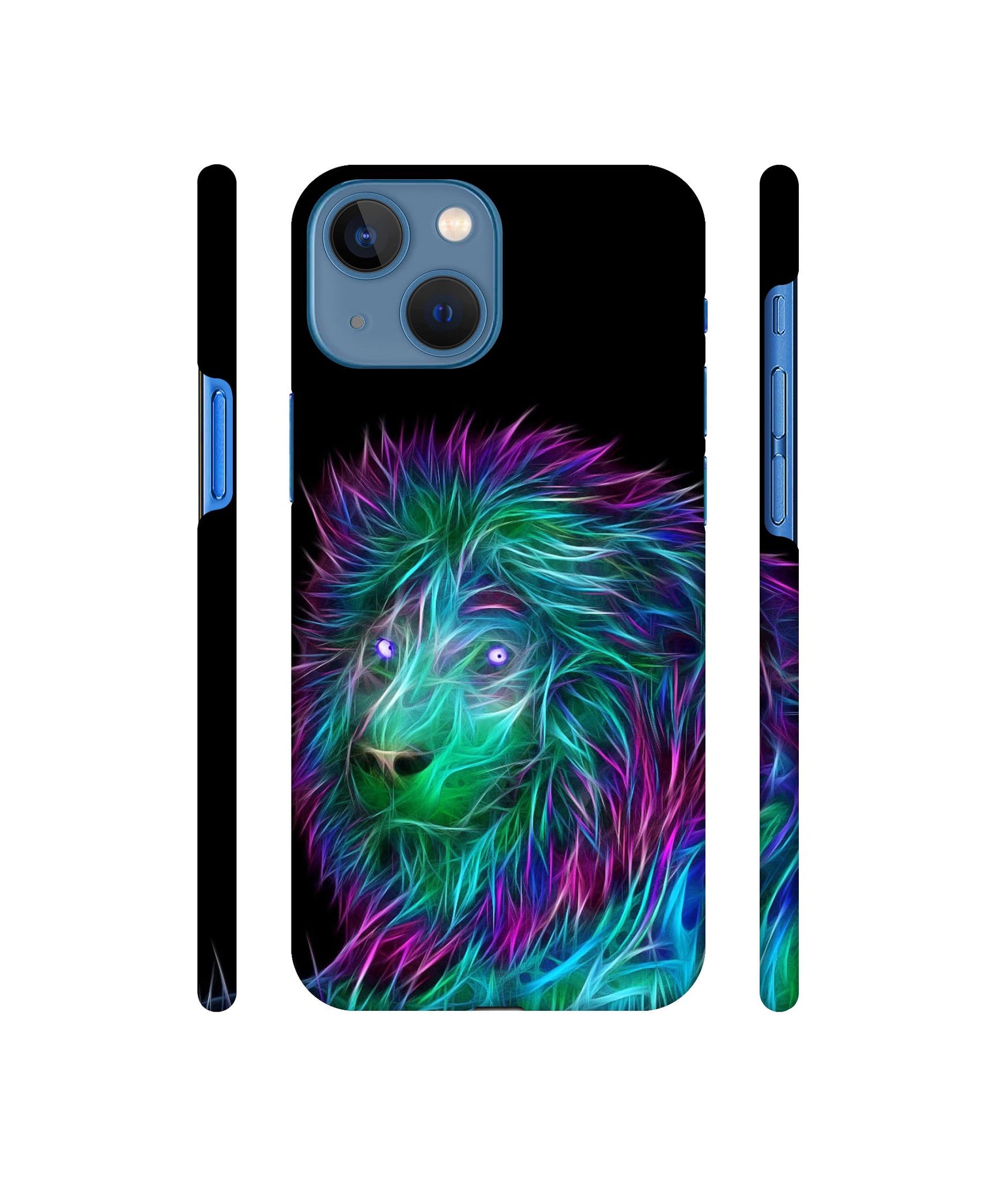 3D Lion Designer Hard Back Cover for Apple iPhone 13 Mini