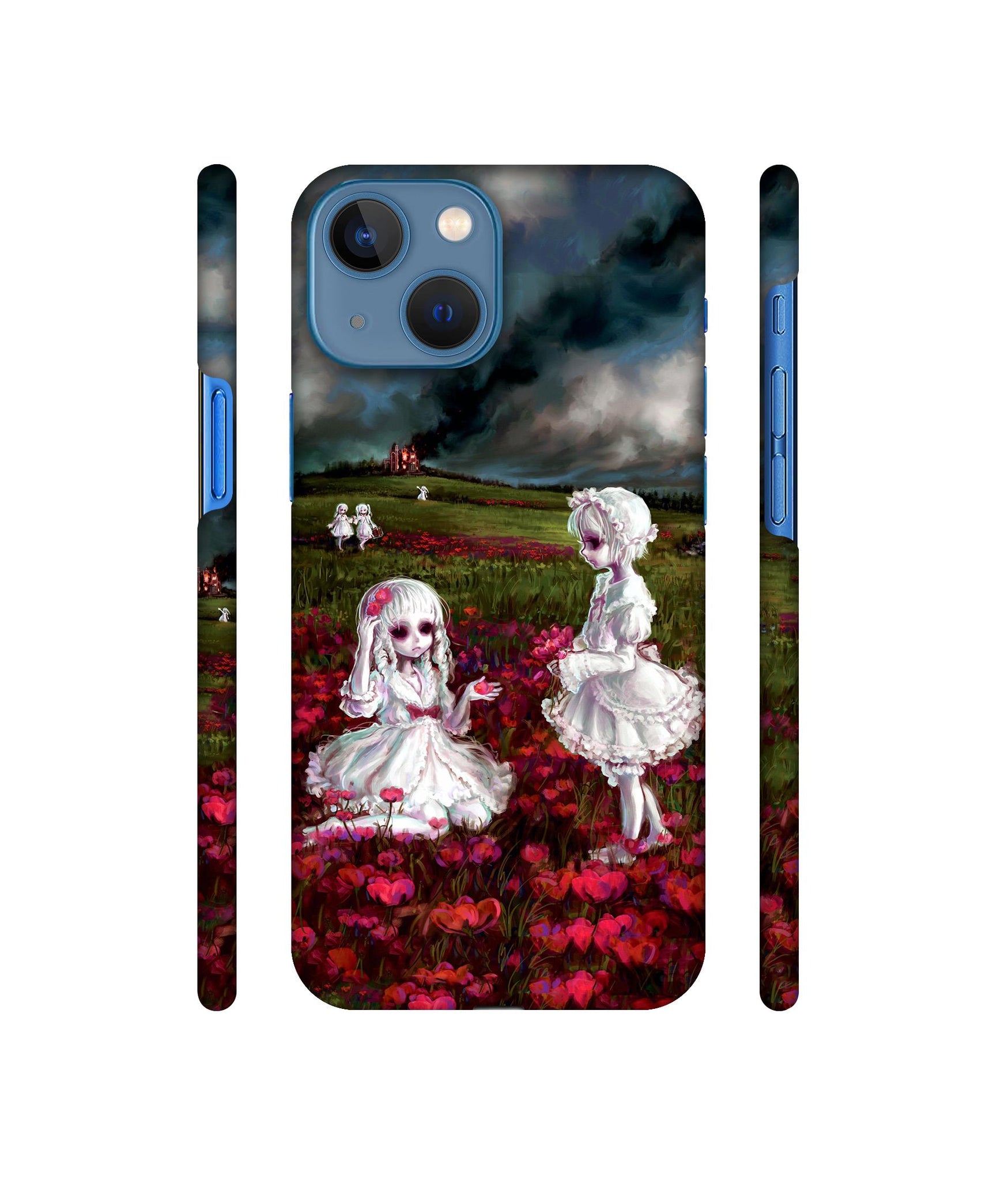 Vampires Girls Designer Hard Back Cover for Apple iPhone 13 Mini