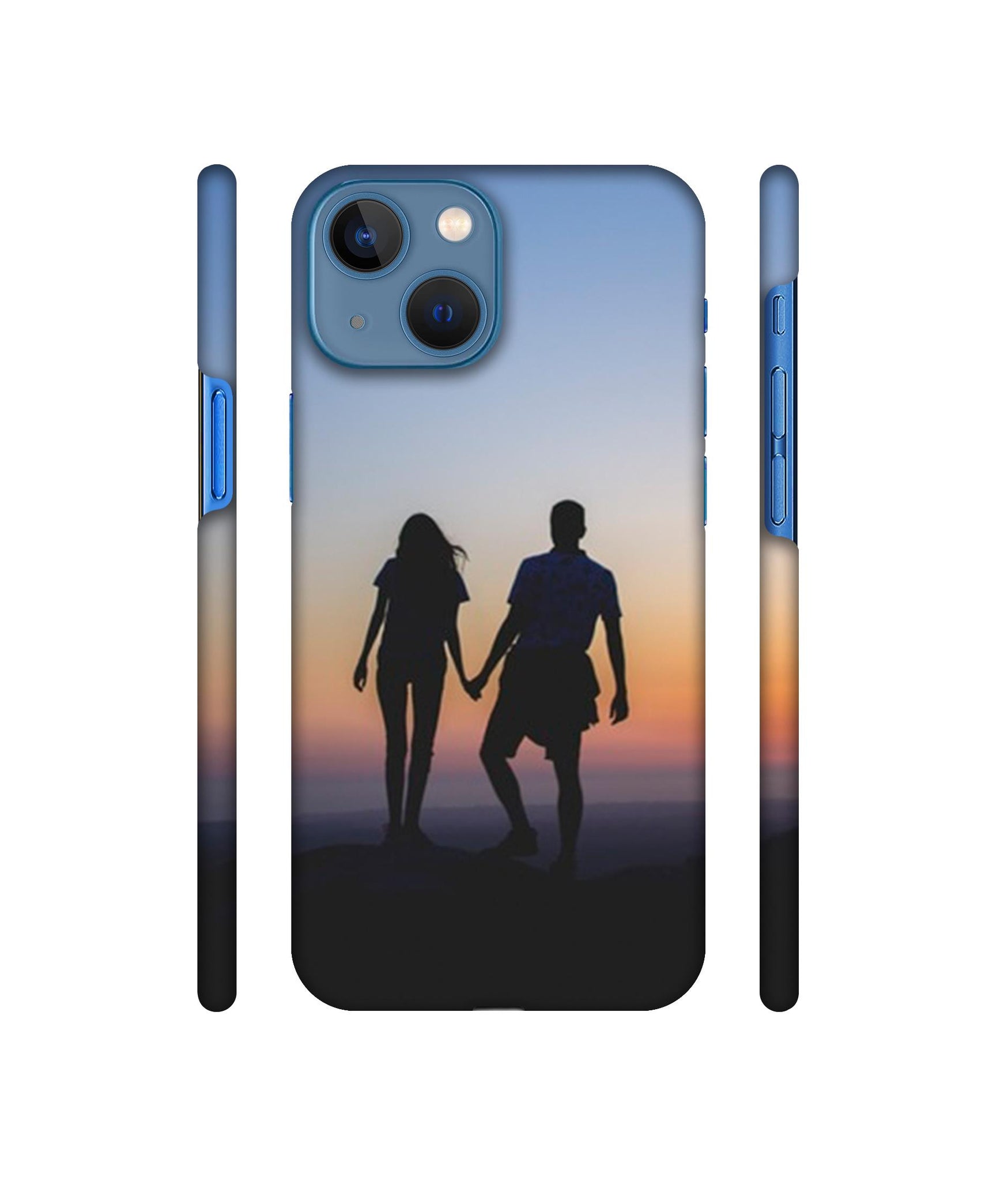 Couple On Beach Designer Hard Back Cover for Apple iPhone 13 Mini