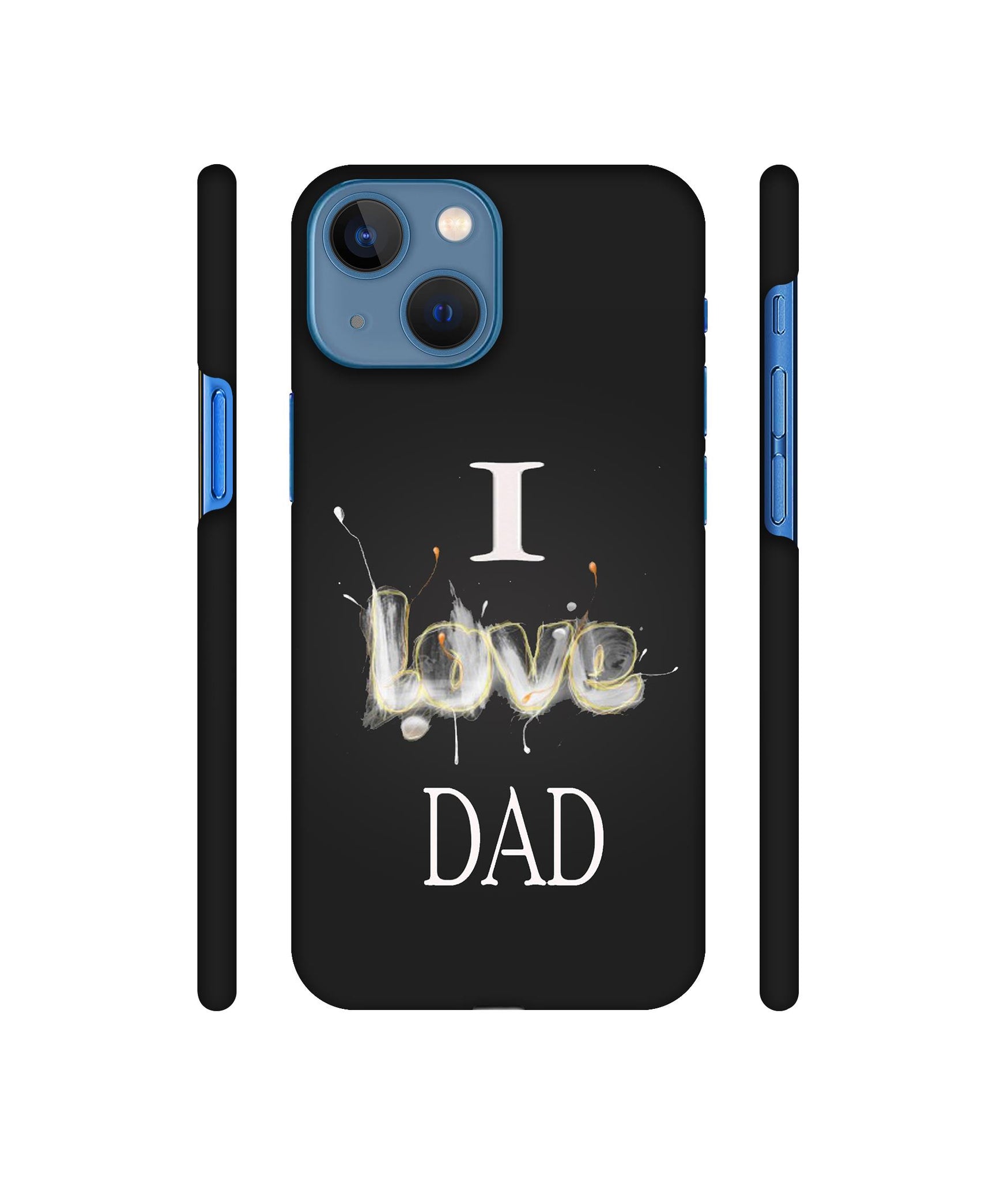 Happy Quote Designer Hard Back Cover for Apple iPhone 13 Mini