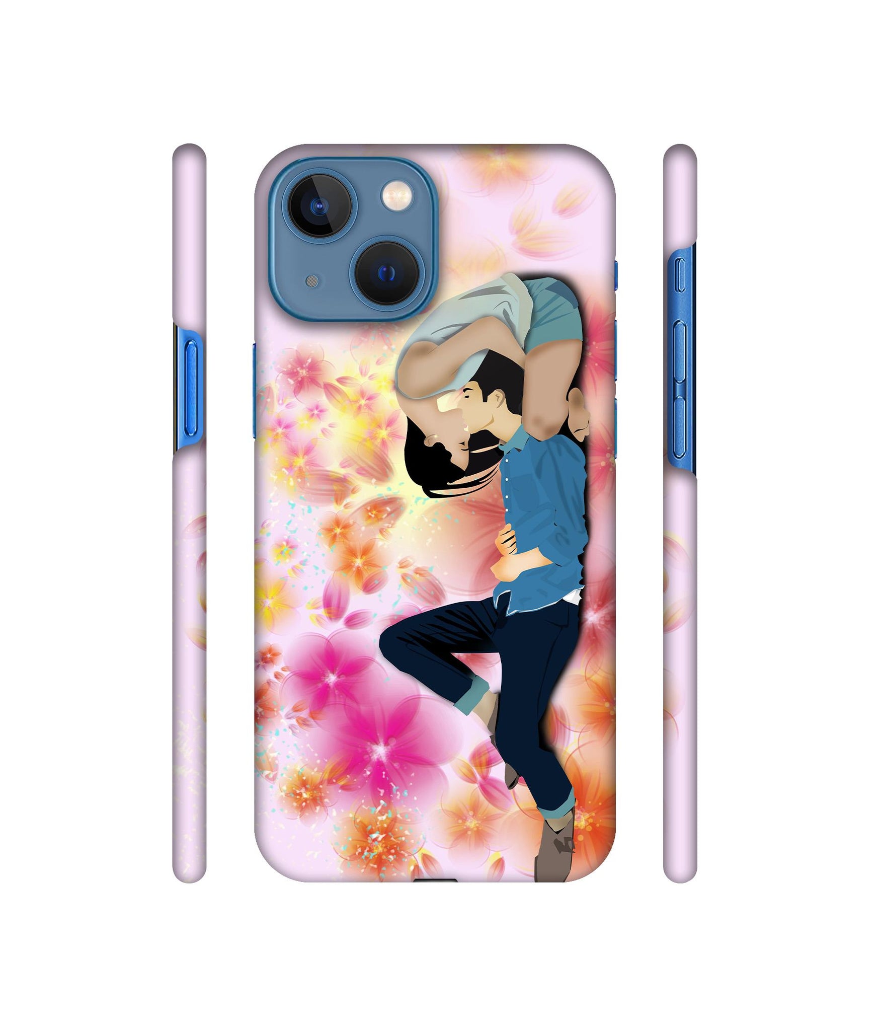 Couple Love Designer Hard Back Cover for Apple iPhone 13 Mini