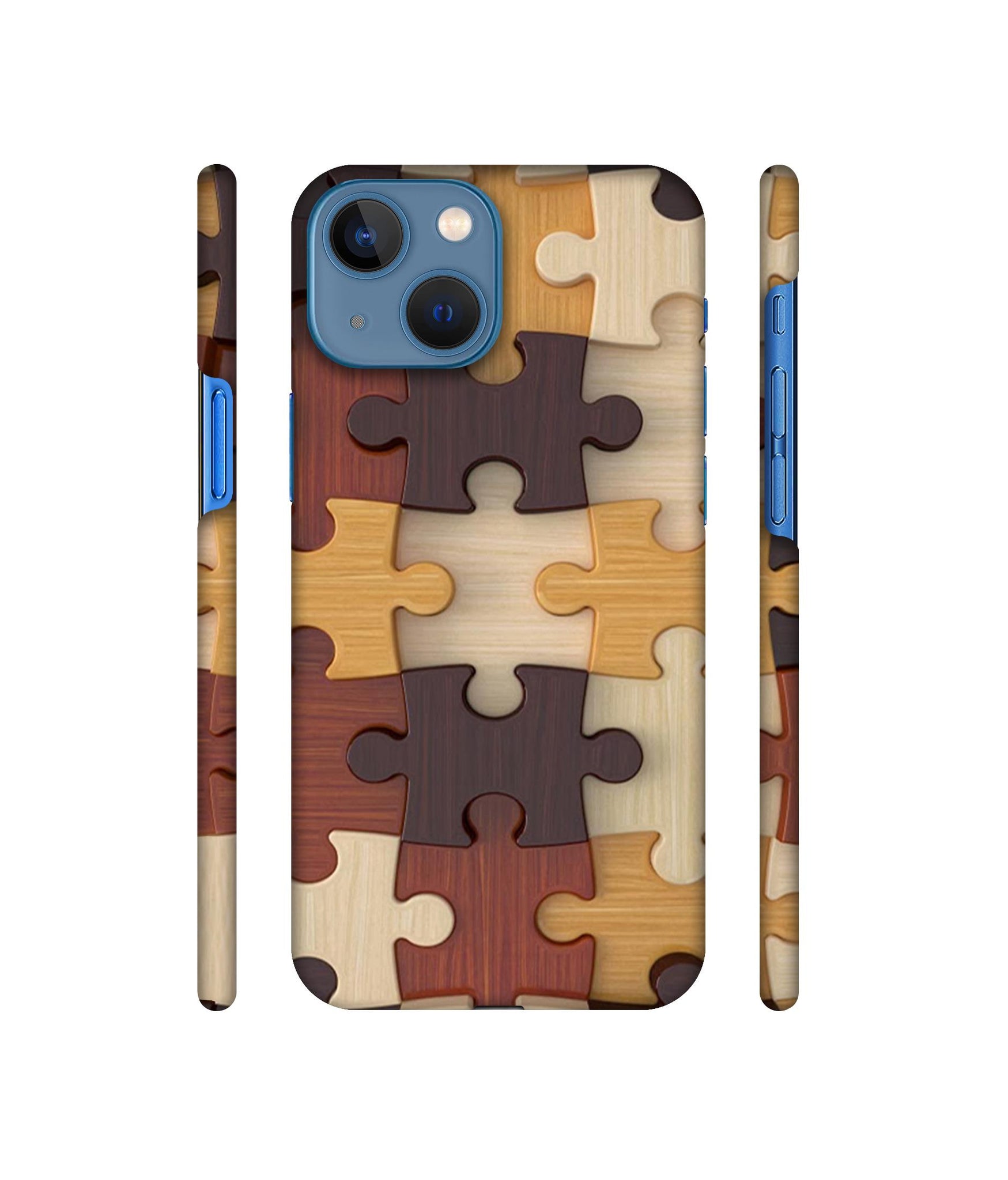 Puzzle Pattern Designer Hard Back Cover for Apple iPhone 13 Mini
